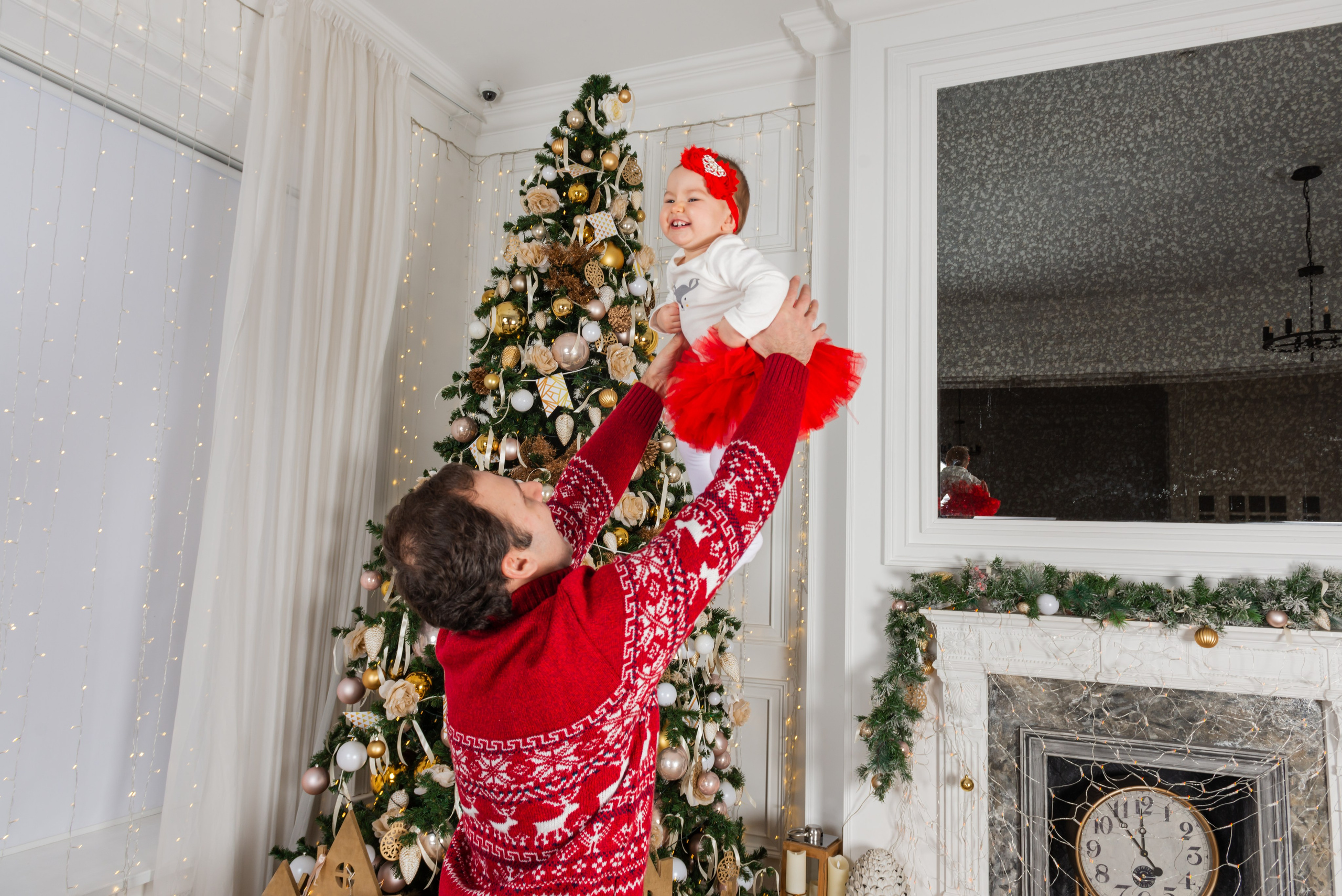 Семейная фотосессия с детьми в студии. FOTÓGRAFO MÉXICO QUINTANA ROO