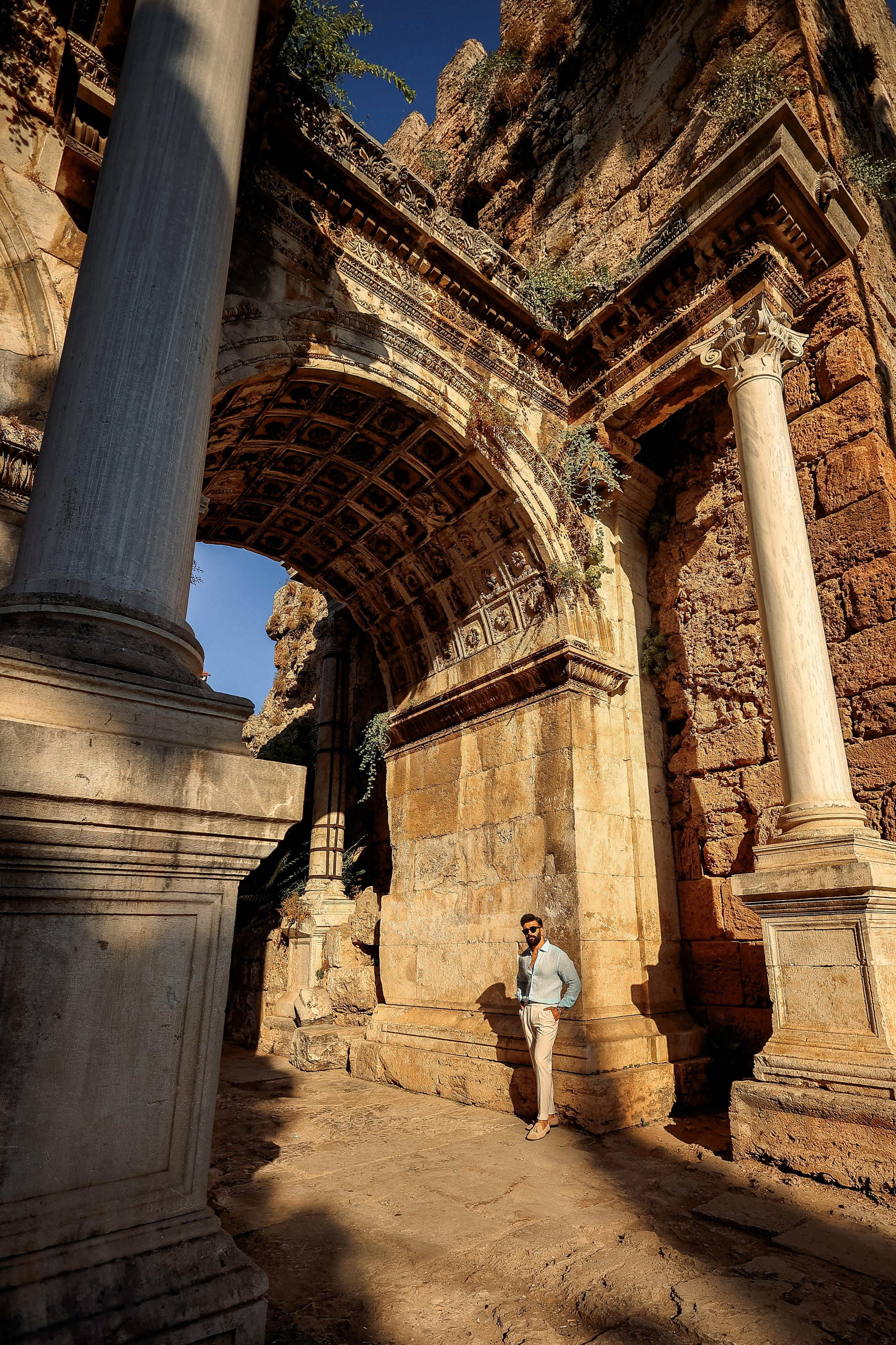 Photoshooting in old town of Antalya. Photographer in Turkey, Antalya, Kemer, Belek, Side, Kas, Fethiye