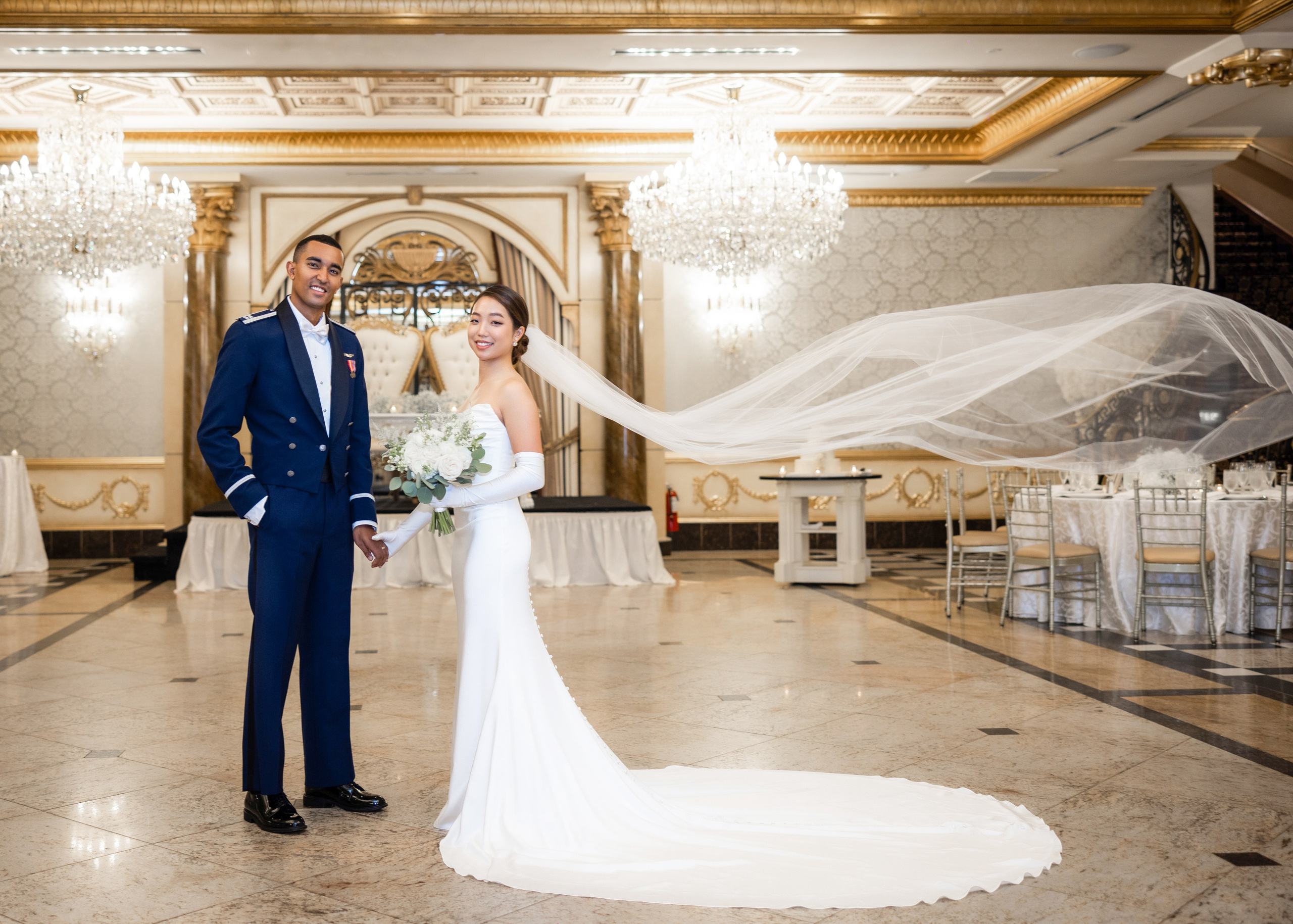 Conner Wiburn & Esther Roh in The Venetian in Garfield, NJ. Wedding Photo & Video