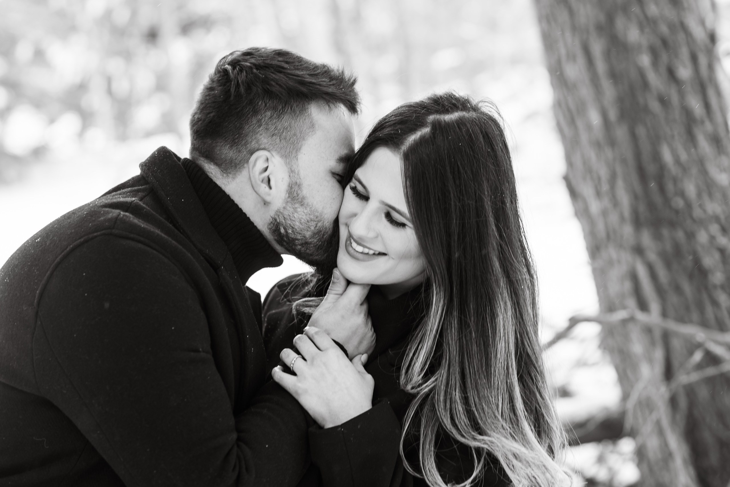 A Love Story in the Snow: Photo Shoot and Surprise Proposal. Wedding photographer in Orlando, Boston & New York Anderson Marques