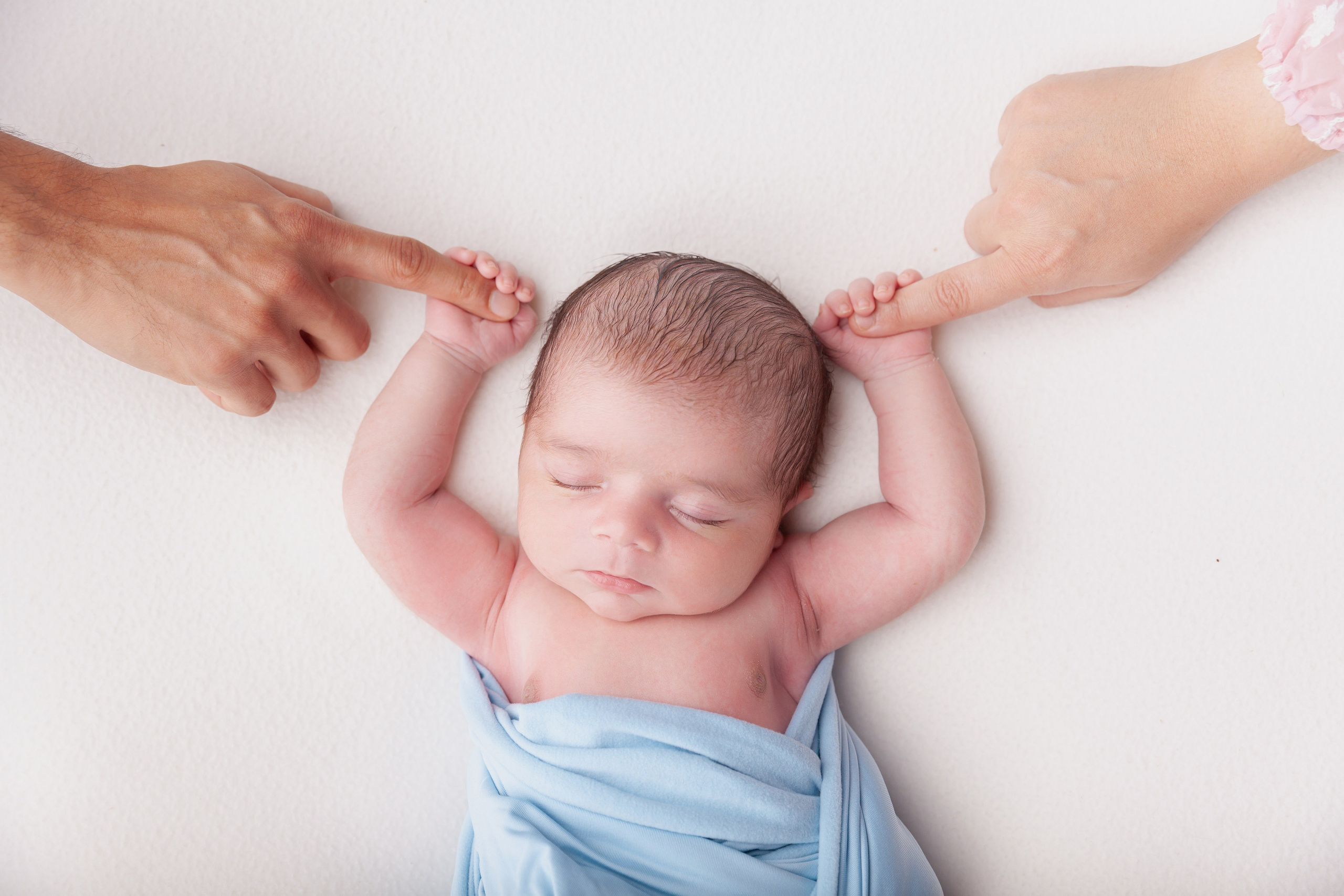 Newborn posing session. Marina Pravda Photography San Francisco Bay Area