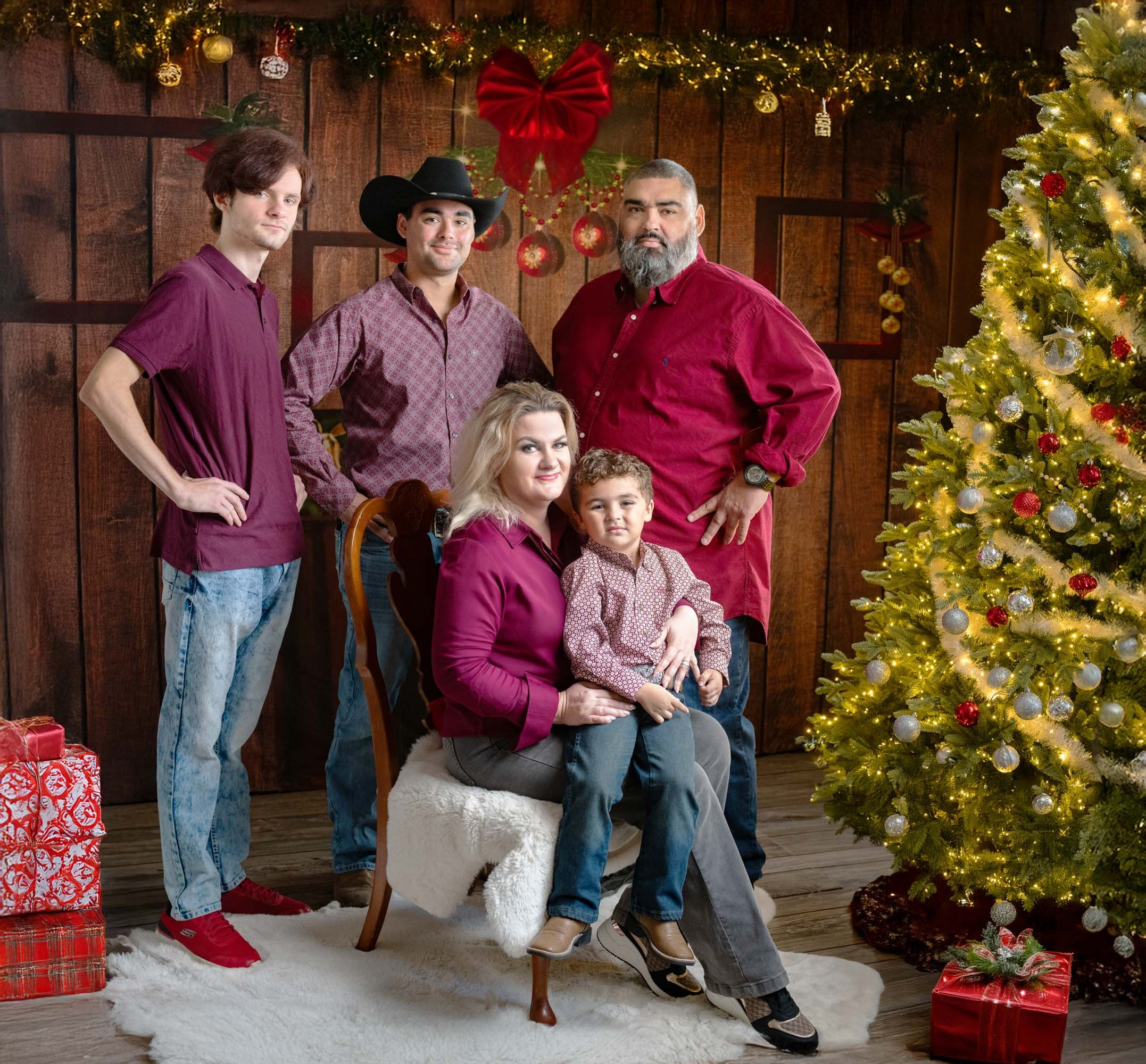 Christmas photoshoots in Houston. Photographer Irina Kozhemyakina. Houston