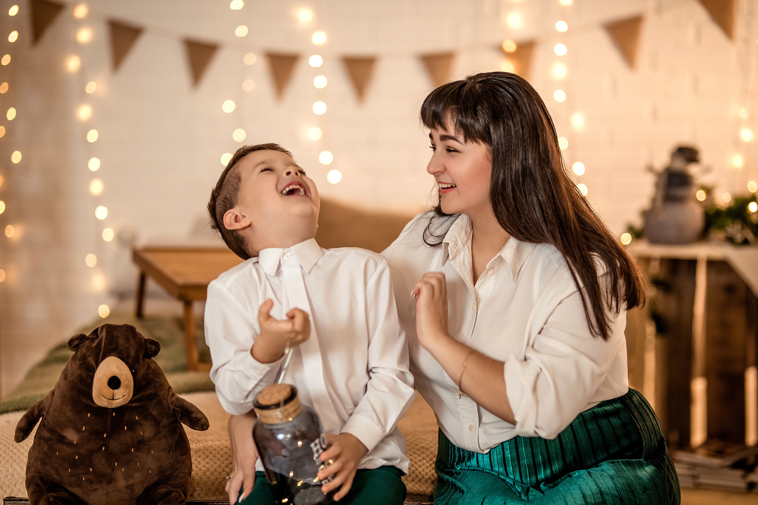 Анонс рождественской фотосессии Анны с сыночком. Семейный и портретный фотограф в Эстонии Наталья Фрейманис