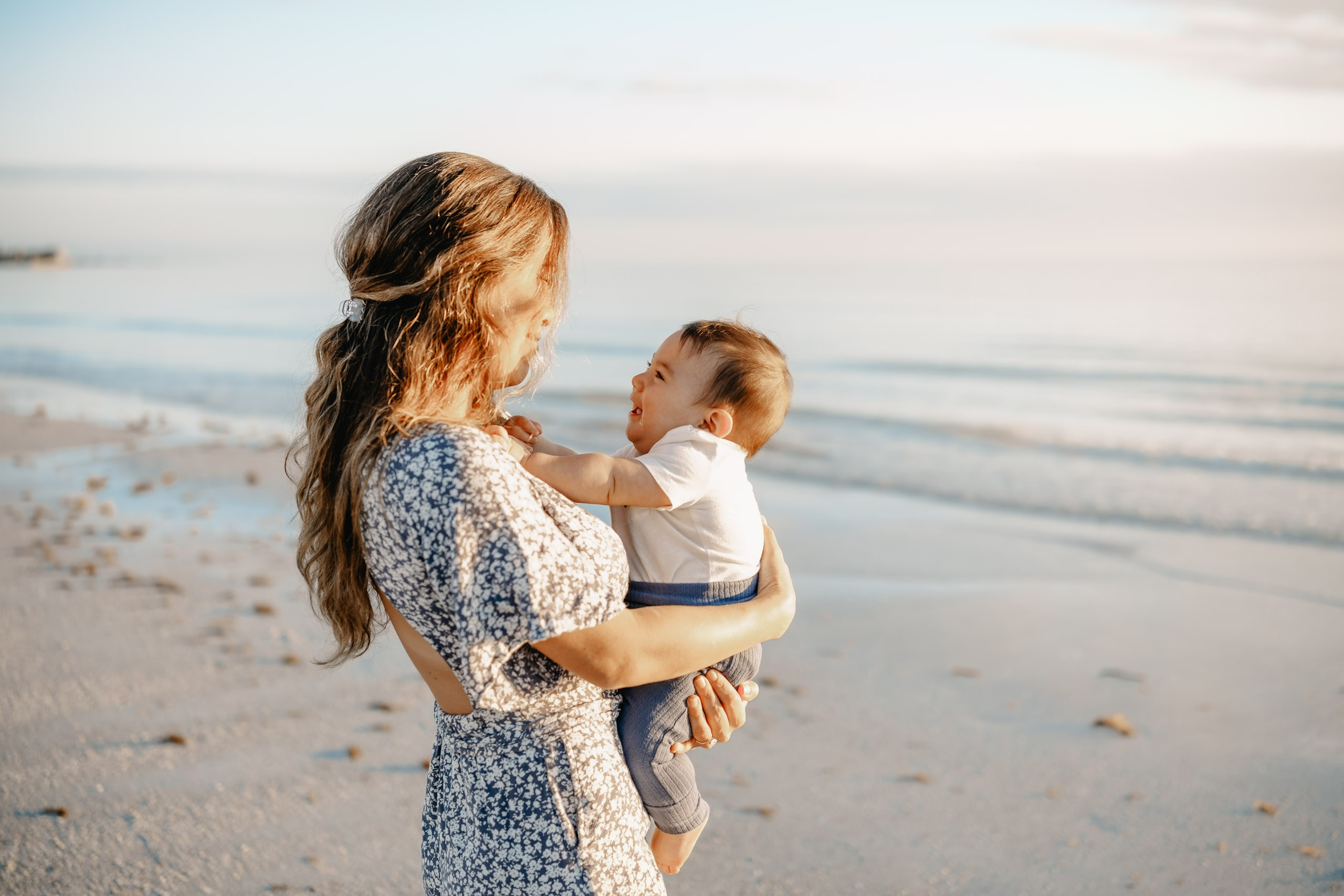 Love in Motion: A Family Sunset at Siesta Key. Your Florida Photographer | North Port | Port Charlotte | Venice | Sarasota | Maria Leonova Photography