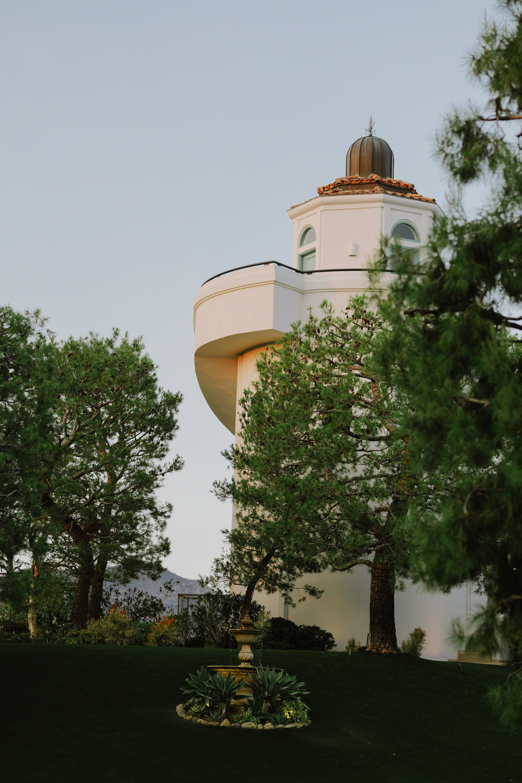 a white building with a dome on top