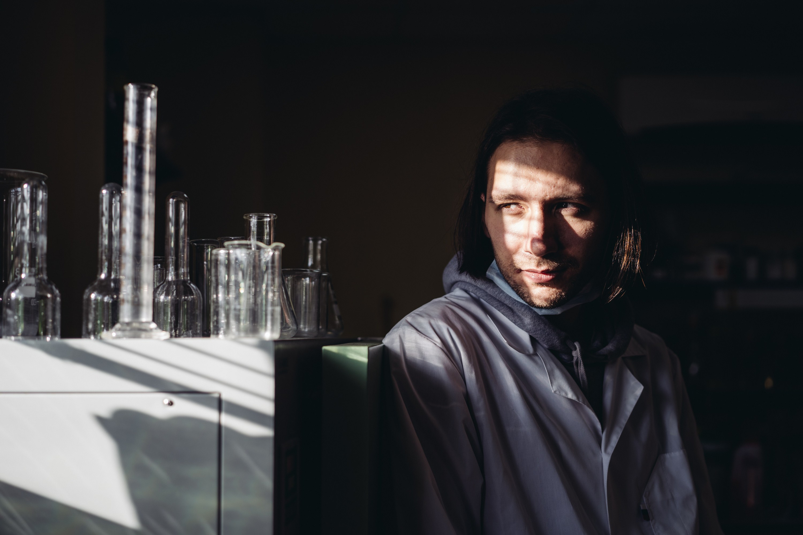 Portrait of a chemical laboratory collaborator