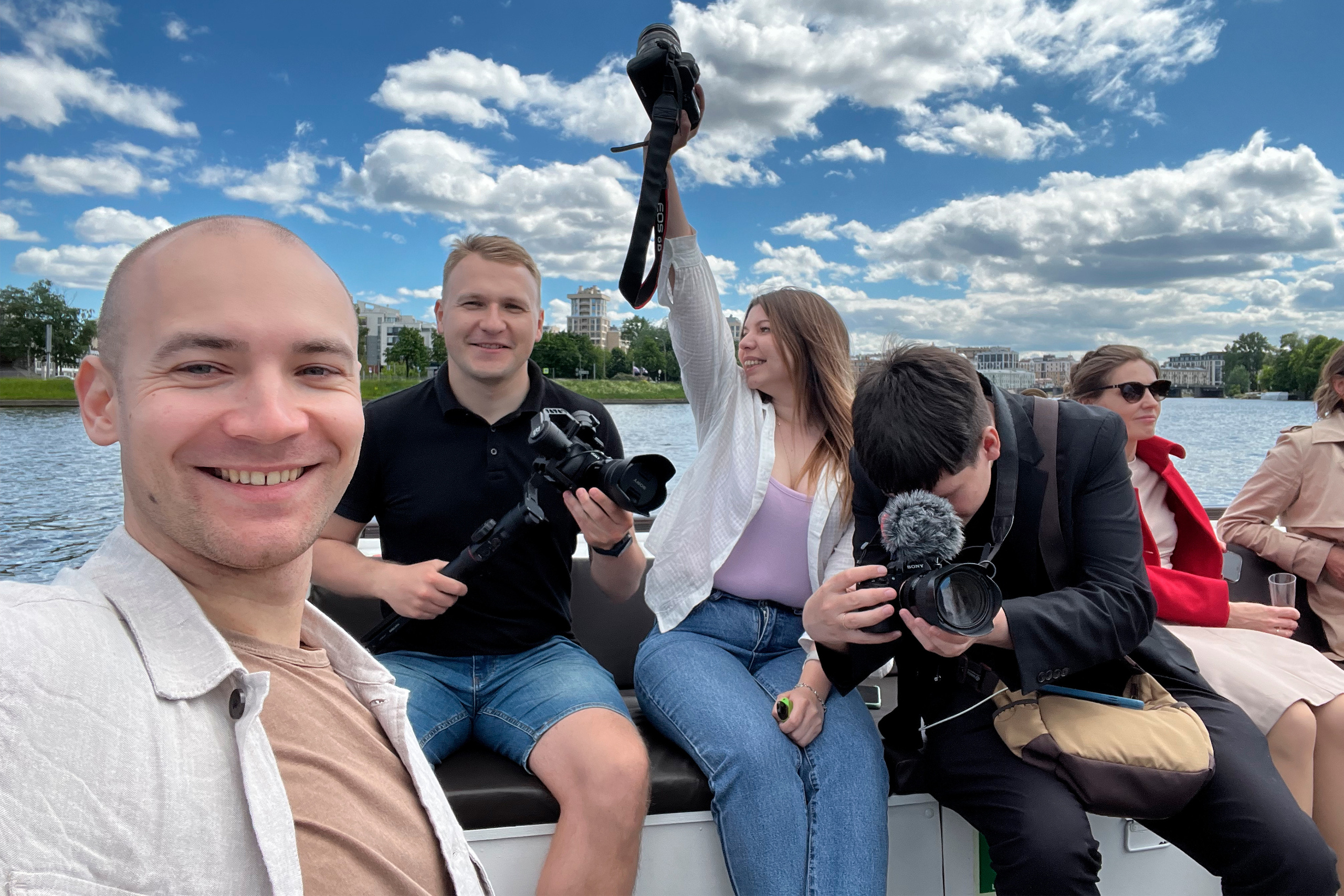 Videographer photographer Denis Moiseev in St. Petersburg and Moscow