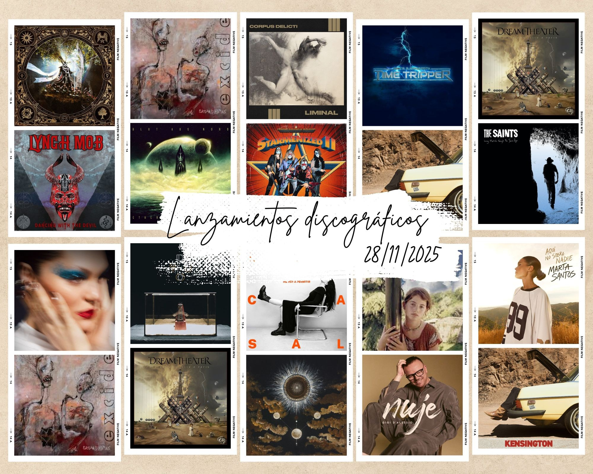Próximos lanzamientos discográficos más interesantes: 28 de noviembre de 2025 | FOTKAI