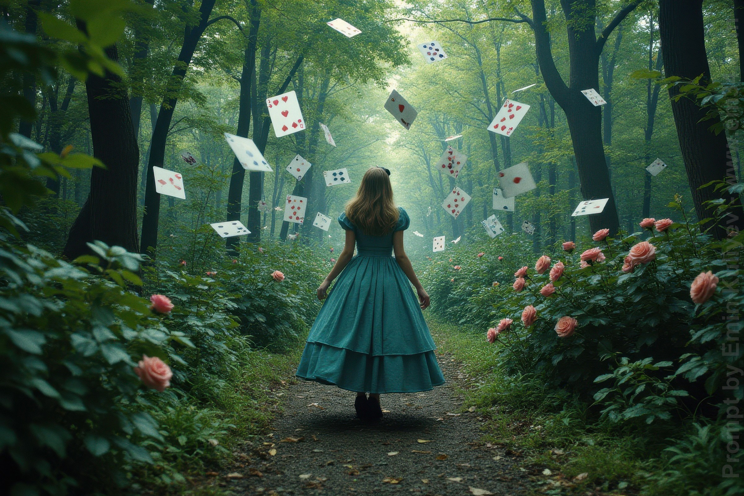 AI Meets Alice in Wonderland — Surreal Journey Through Mood, Imagination & Unseen Worlds with Artificial Intelligence Art. Emin Kuliyev — Award-Winning Wedding Photojournalist NYC & USA | Best Wedding Photographer Known for Candid, Timeless Moments