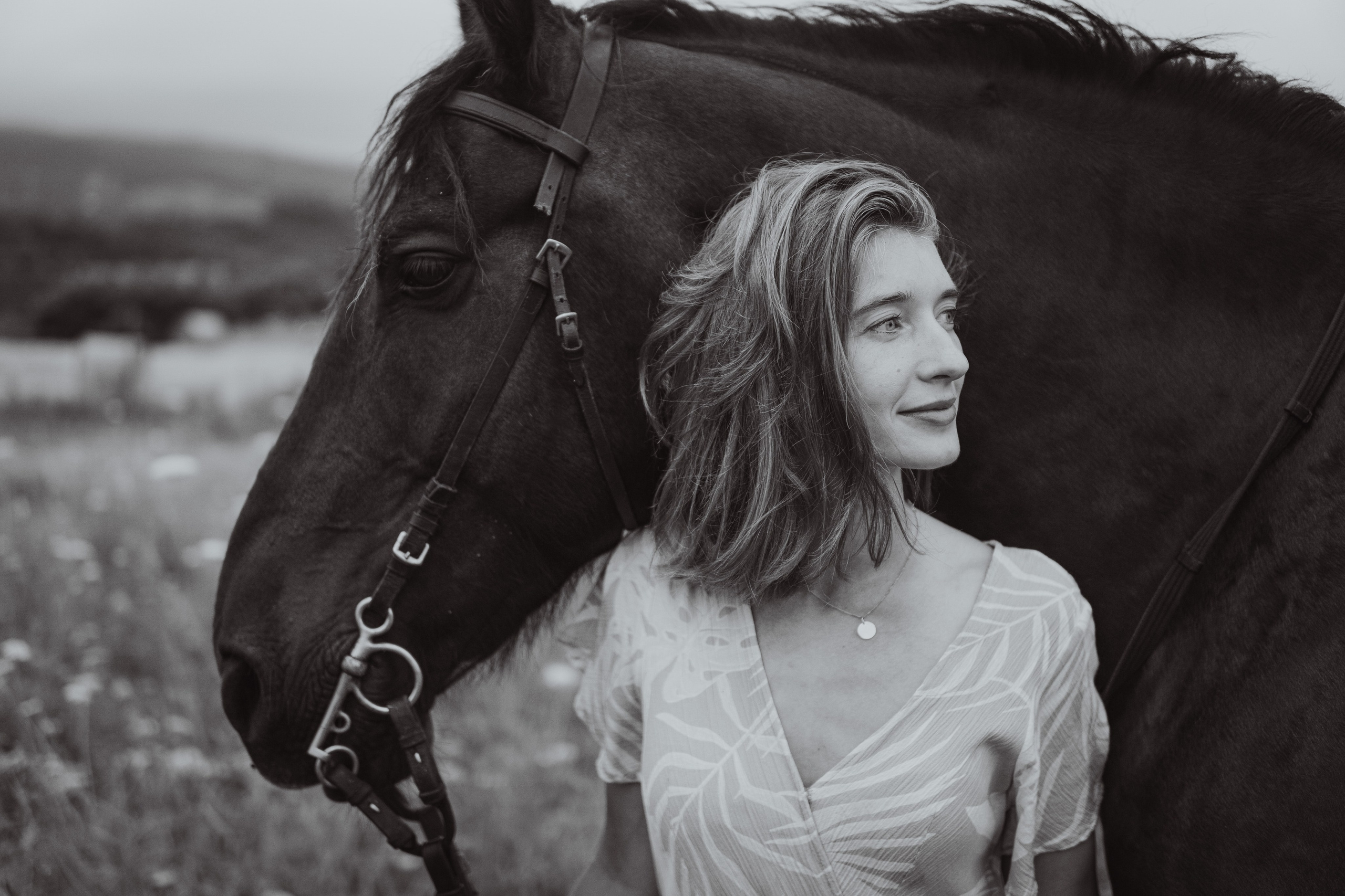 Kate and Her Horse: Portrait Photography in Asturias, Spain