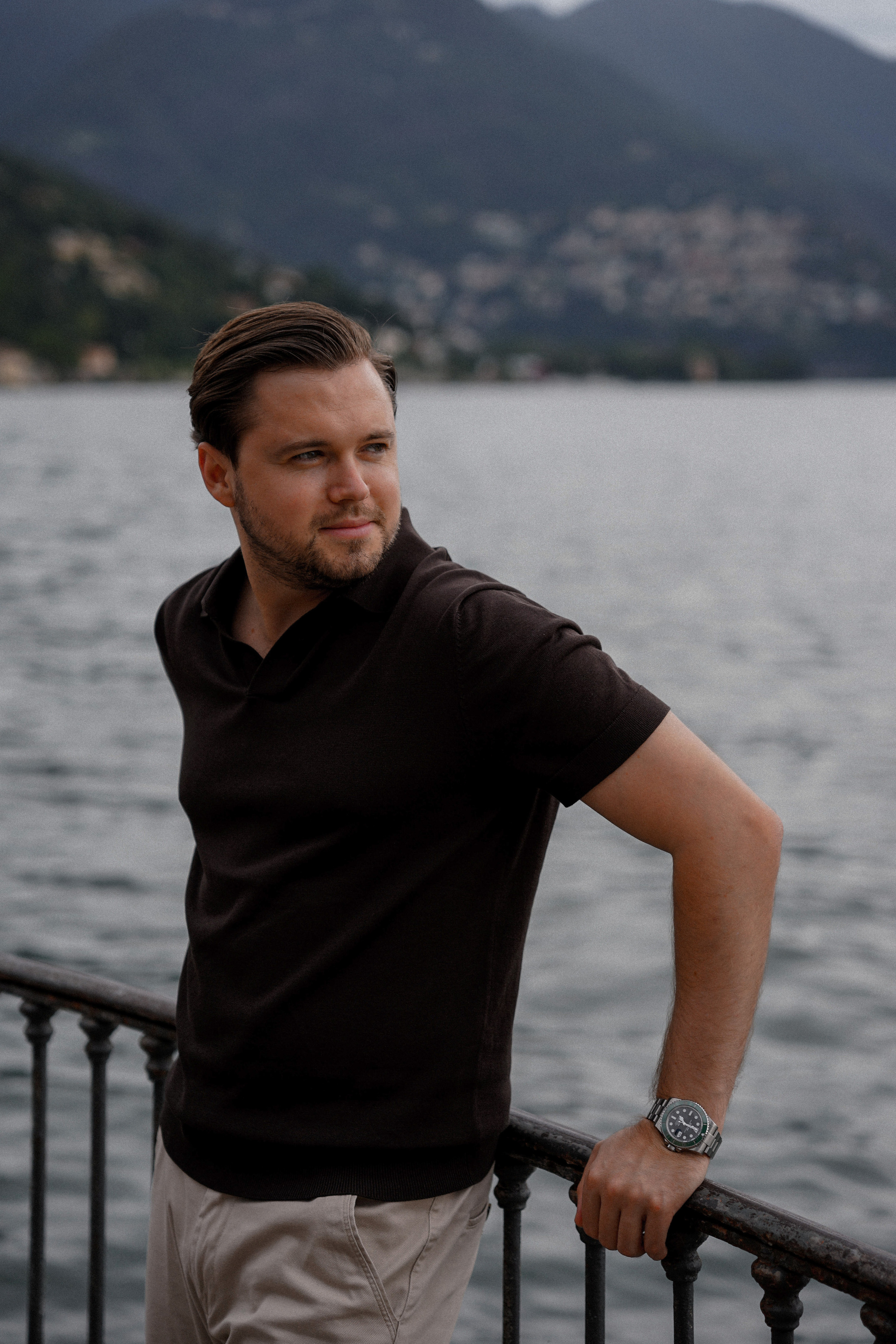 Стильная мужская фотосессия в Италии. Эдуард в Комо. Фотограф в Милане, Лекко и Комо. Фотопрогулки и фотосессии