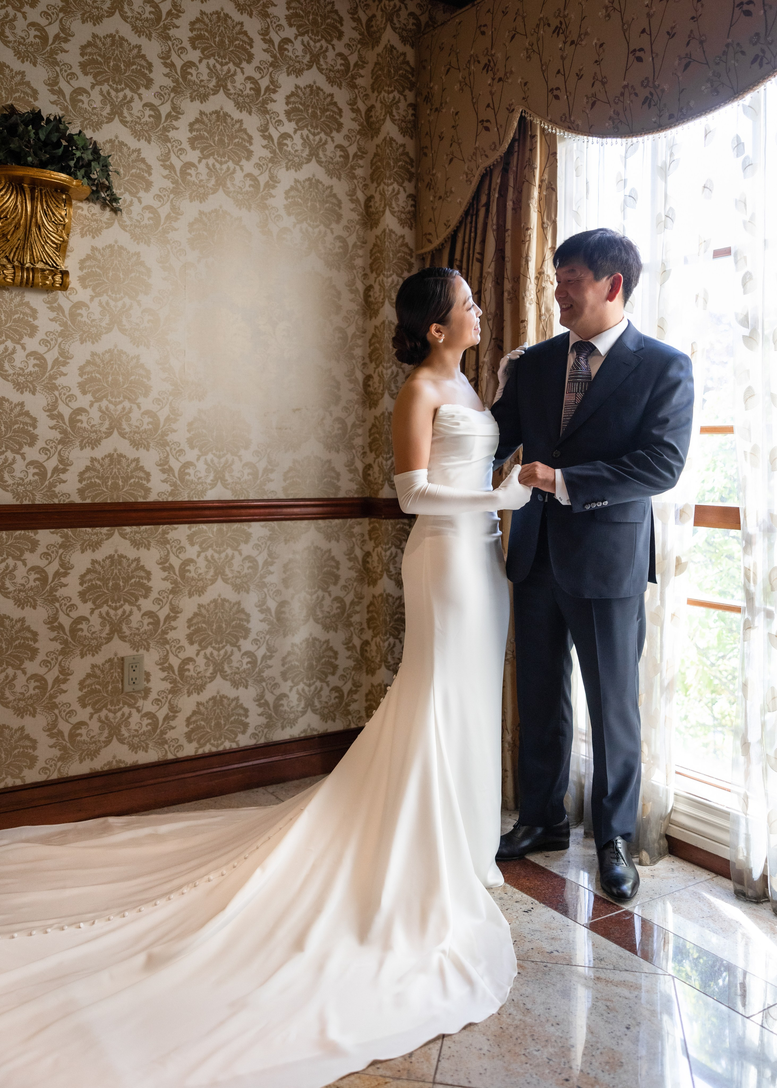 Conner Wiburn & Esther Roh in The Venetian in Garfield, NJ. Wedding Photo & Video