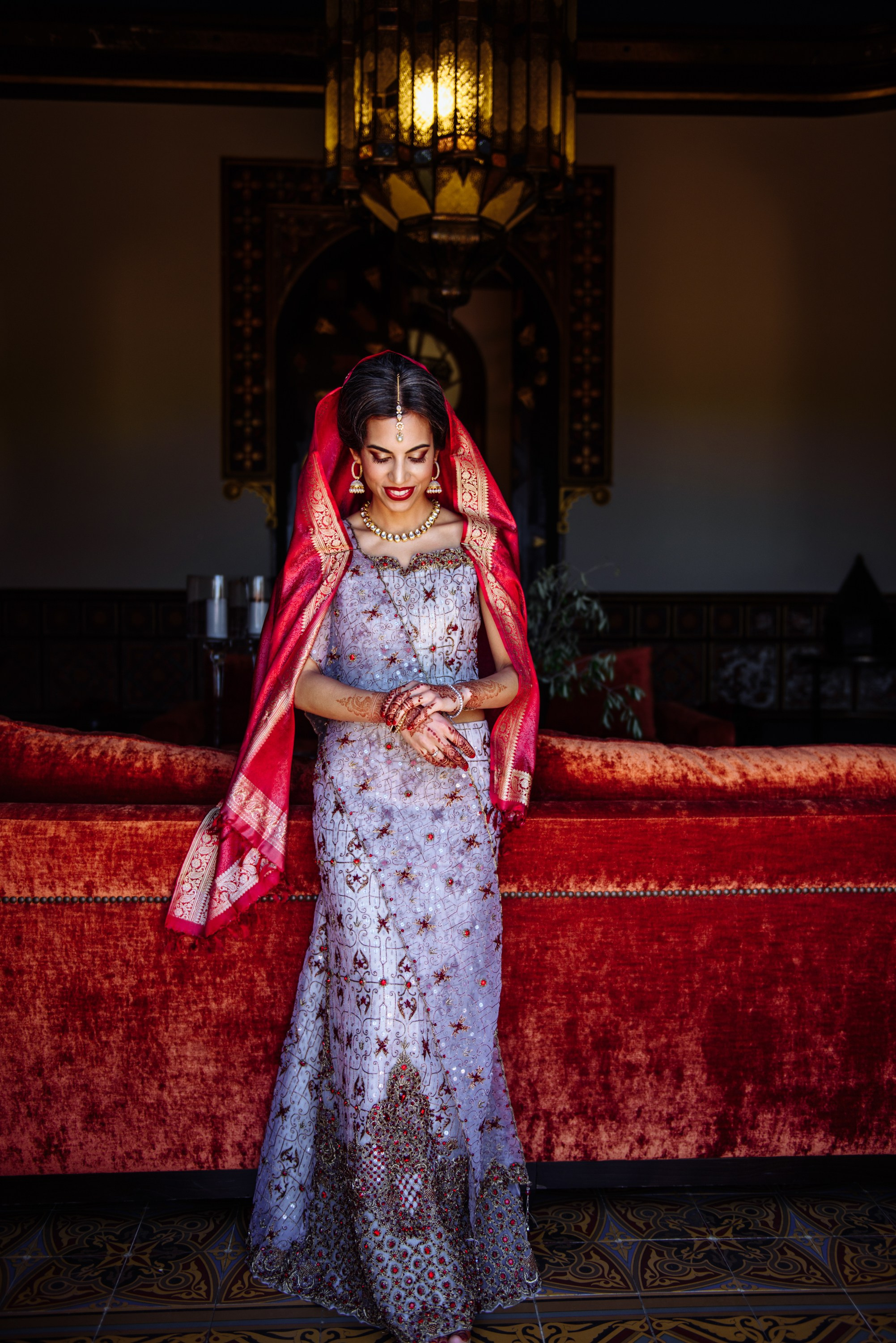 Elegancia Oriental. La Magia de una Boda India en La Gran Villa Rosa. Фотограф Екатерина Гасанова — фотосессии в Барселоне