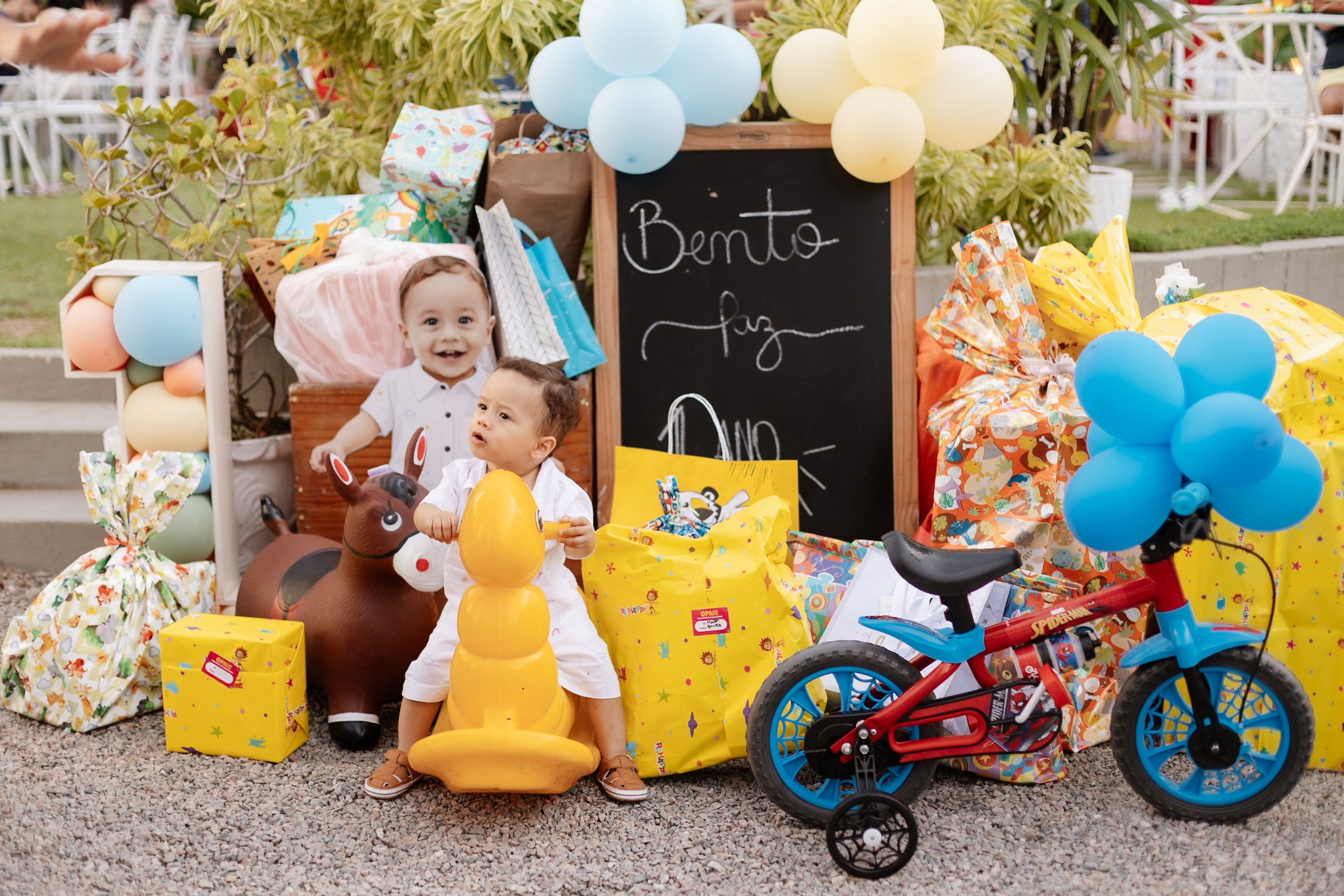 Bento 1 ano • Festa infantil em A Casa com Jardim | Fotografia de Família em Brasília e Recife. Fotógrafa em Brasília e Recife | Ensaios de família, gestante e festas infantis — Ize Fotografia
