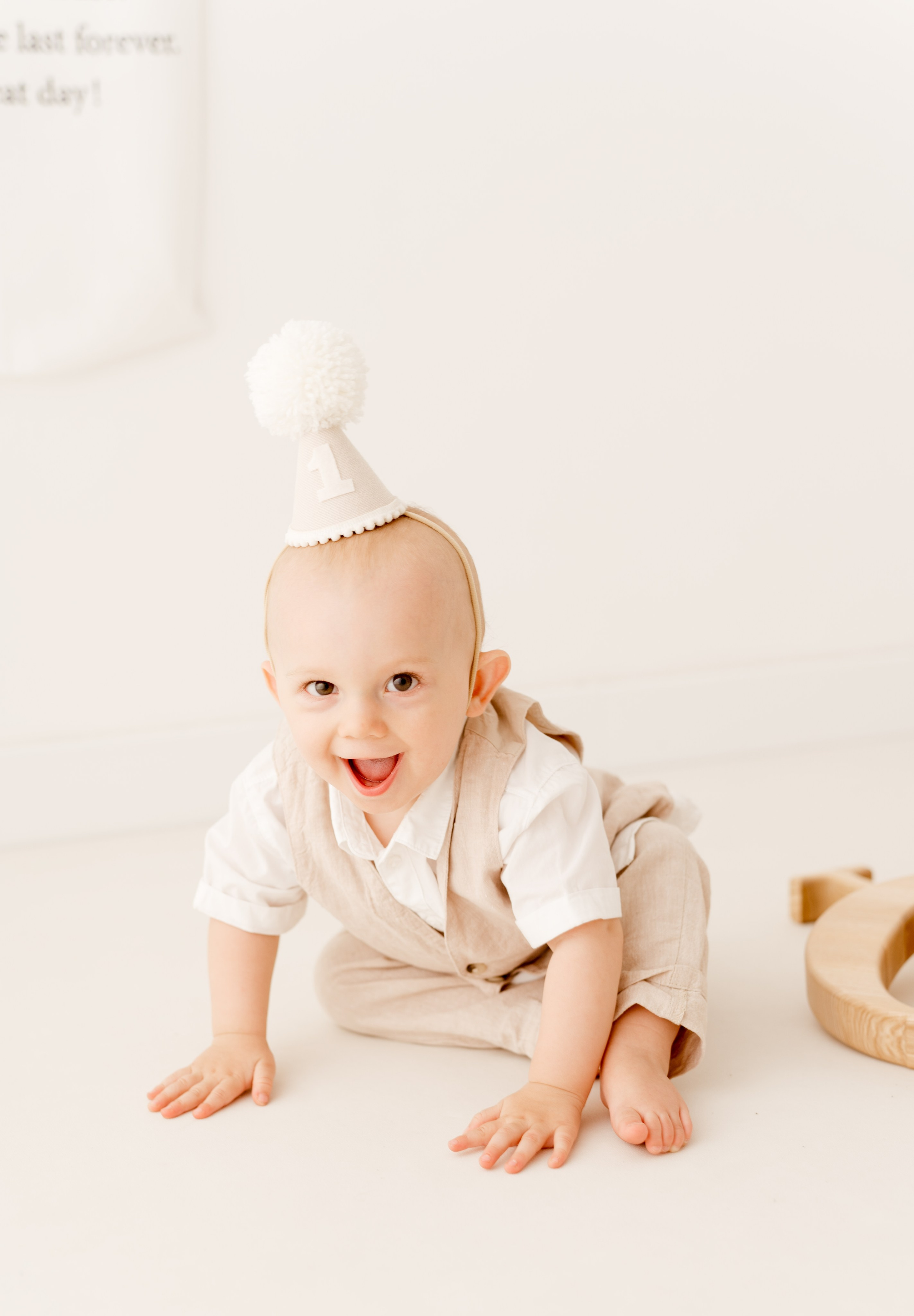 Sesja roczkowa Markusa. Fotograf Łódź - sesja ciążowa, noworodkowa, dziecięca. Studio w Łodzi