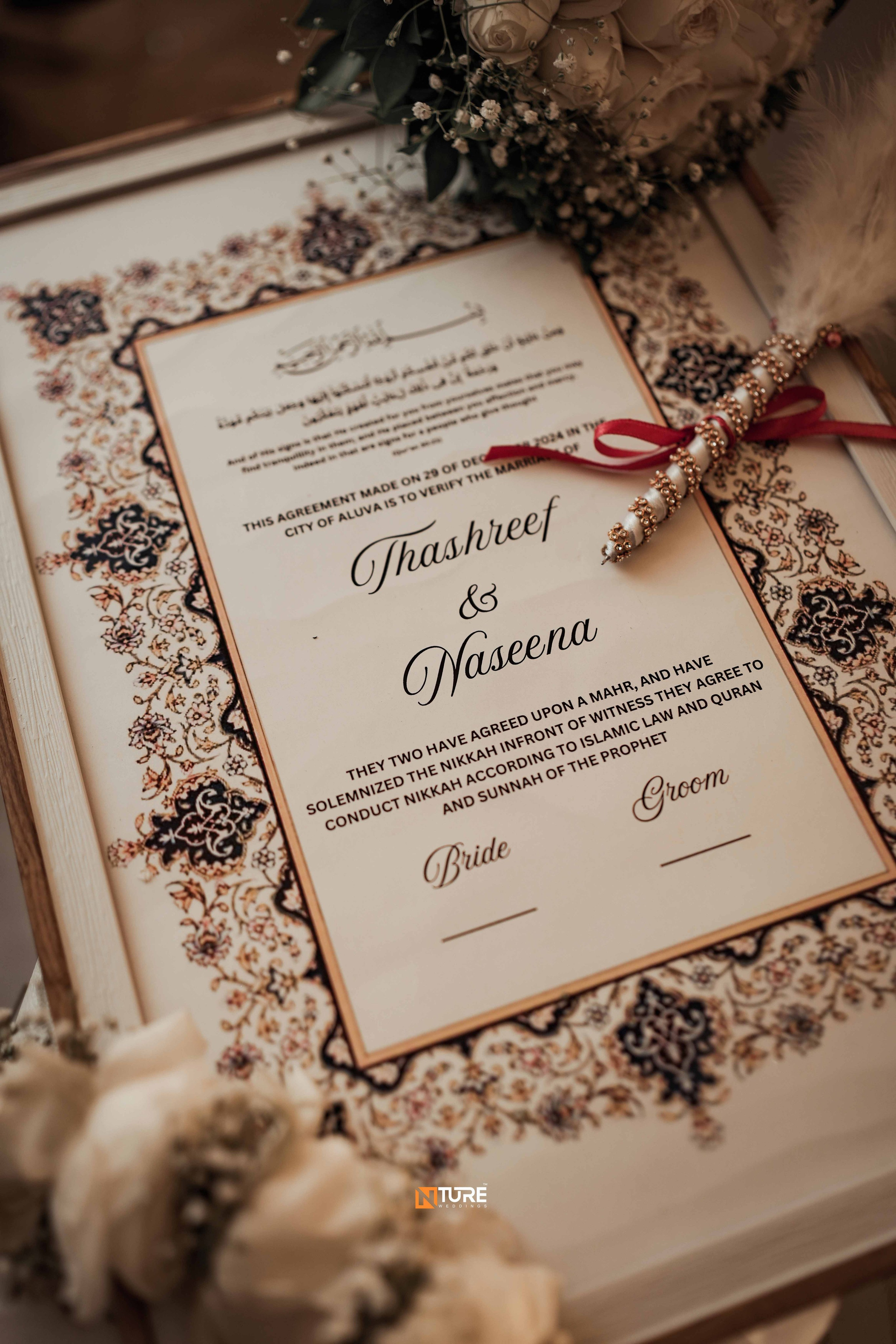 THASHREEF & NASEENA. NTURE WEDDING