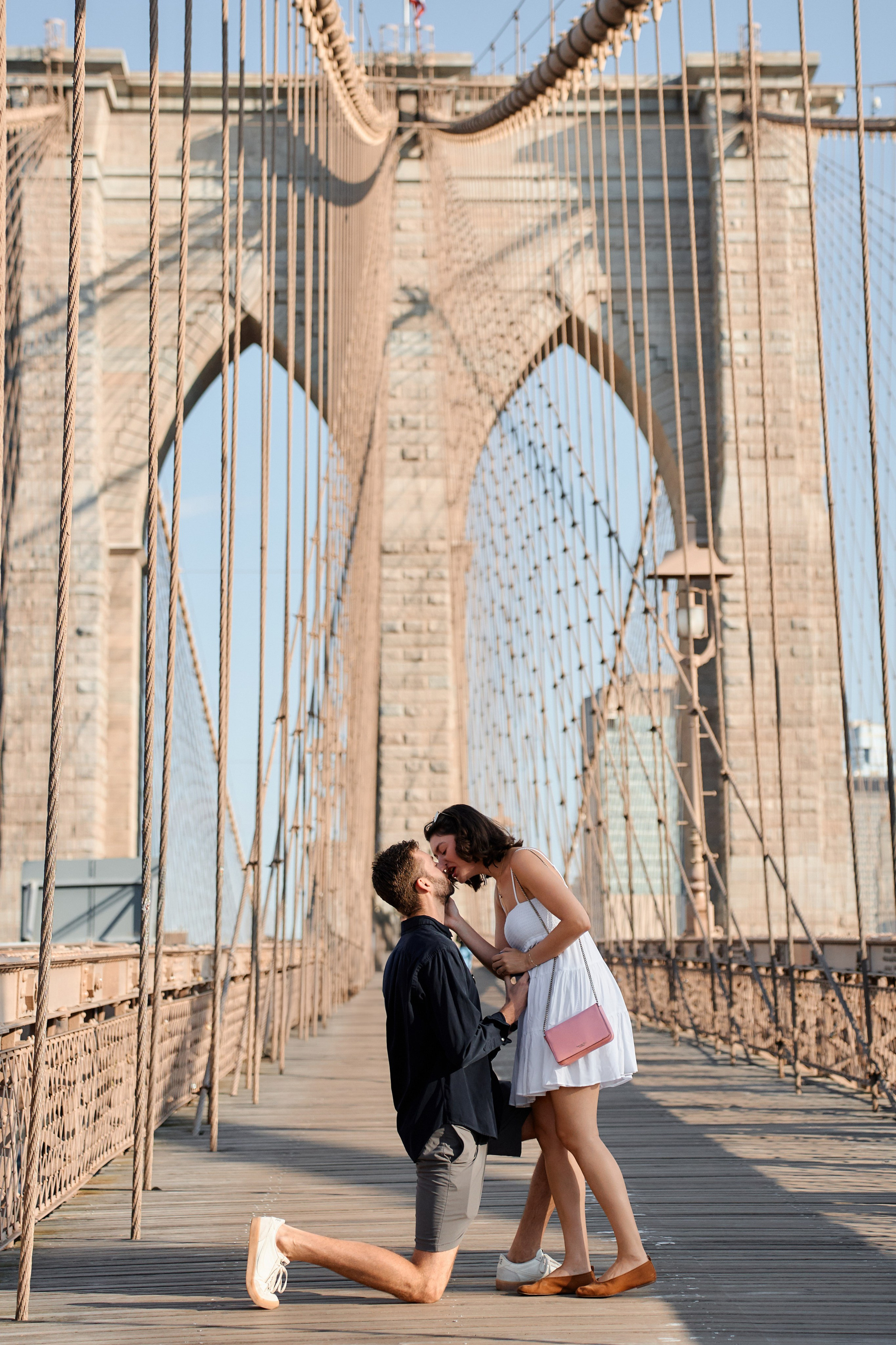Surprise Proposal in New York. Professional Wedding and event photographer USA New York