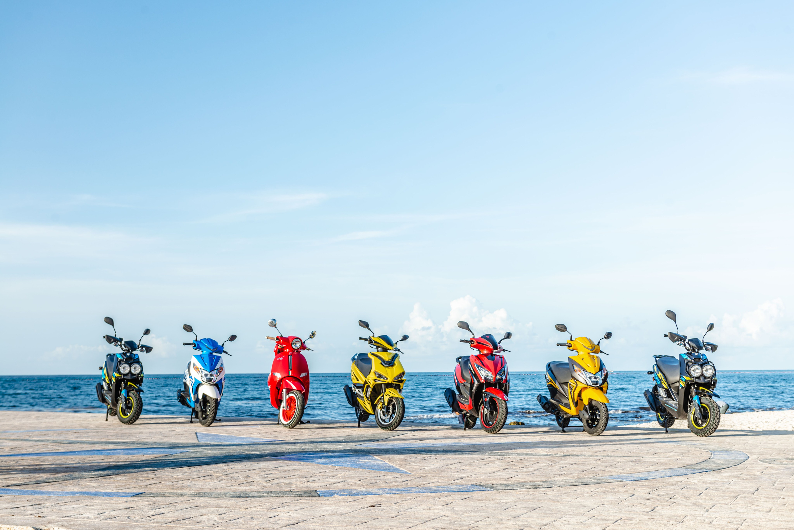 Scooter Photography for Rental Website in Mexico. PHOTOGRAPHER QUINTANA ROO