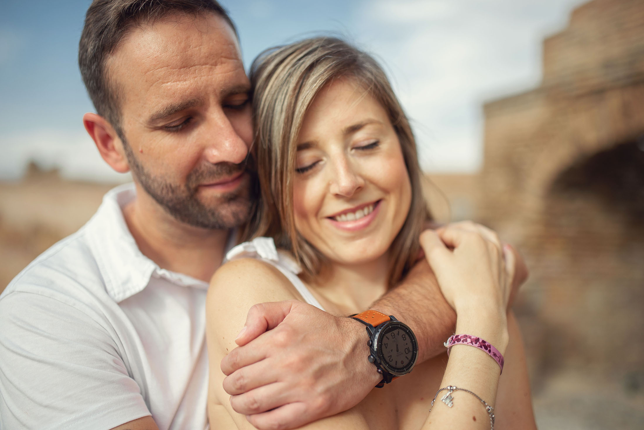 Reportaje de preboda (Love Story) en Castillo de Monzón, Parque Monzón. PIXLOVE - Fotógrafos de bodas Huesca Pirineos Zaragoza
