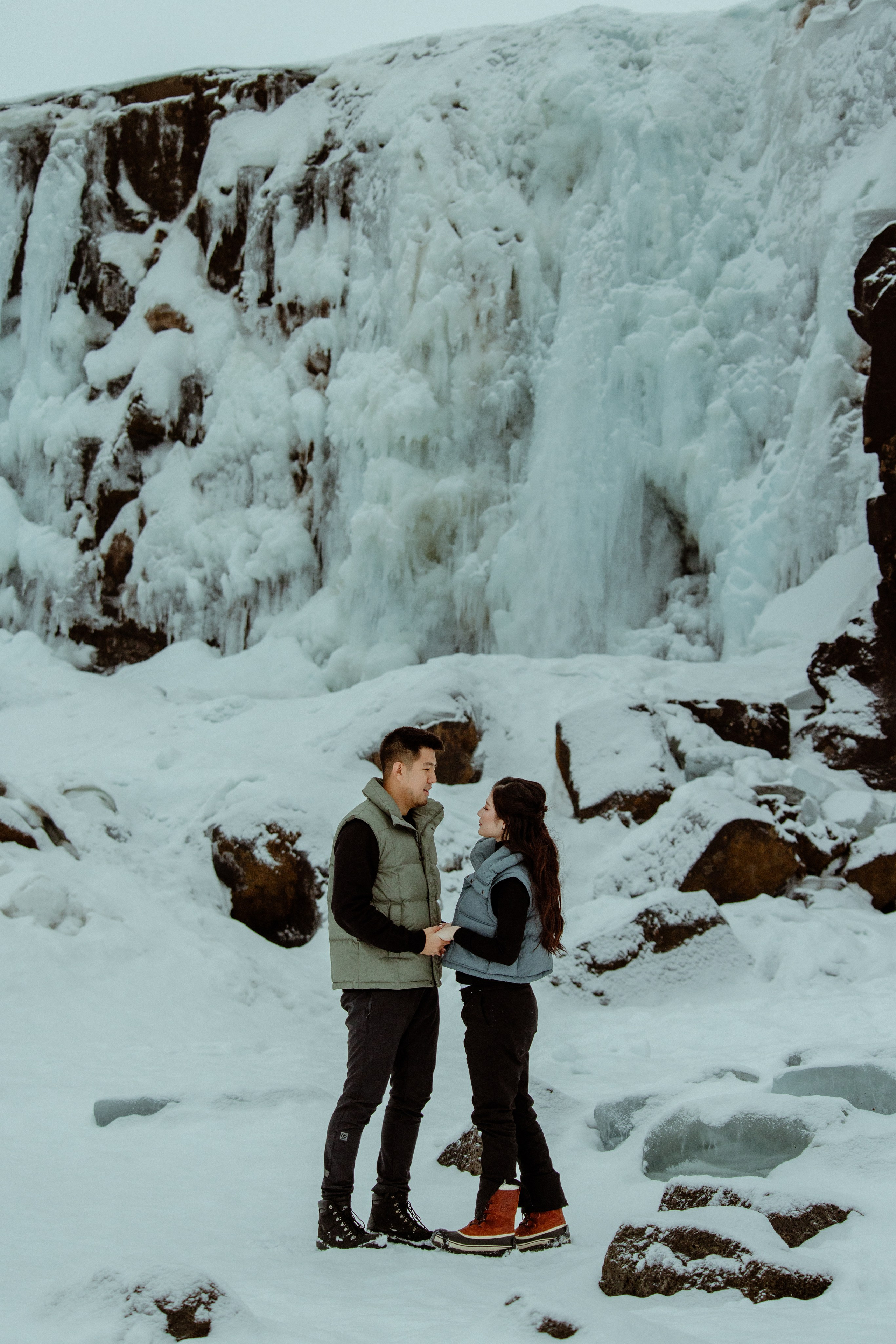 Aditya+Jessica | Winter adventures in Iceland. Iceland elopement photographer & videographer