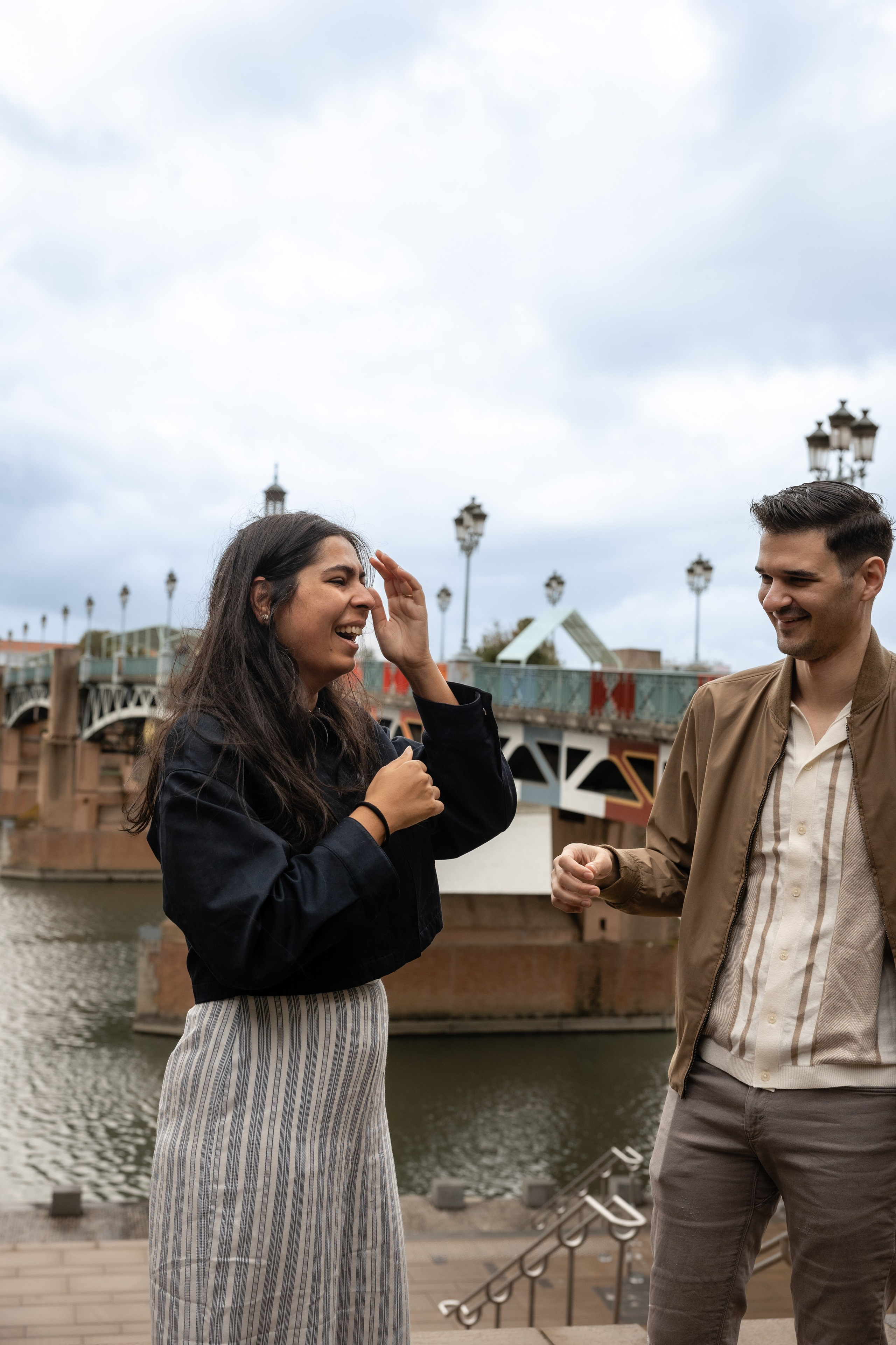 Surprise Proposal in Toulouse. Eugénie Smirnova — your photographer in Toulouse and southwest France