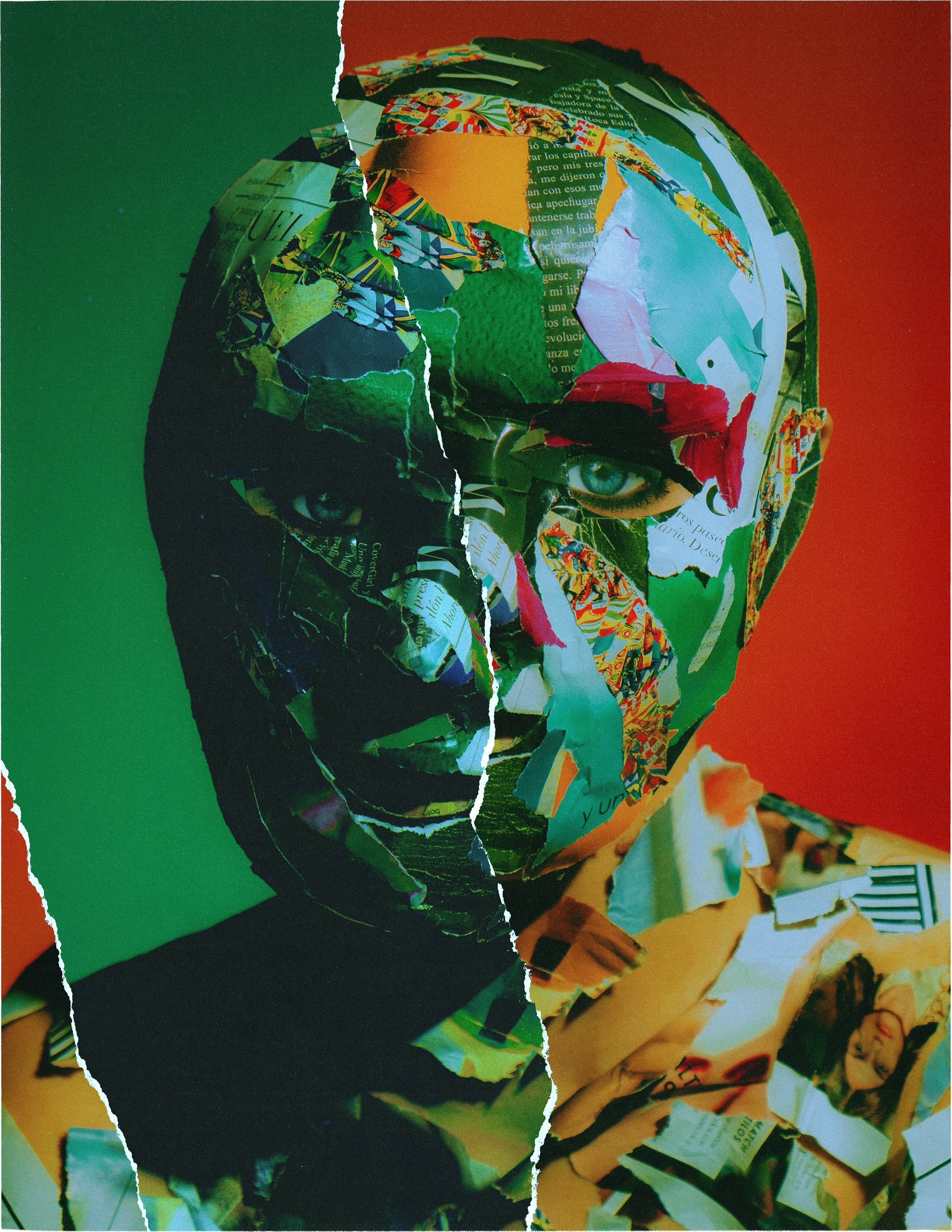 Креативная арт-фотосессия с маской в домашней студии Аликанте — Фотограф Андрей Луковников