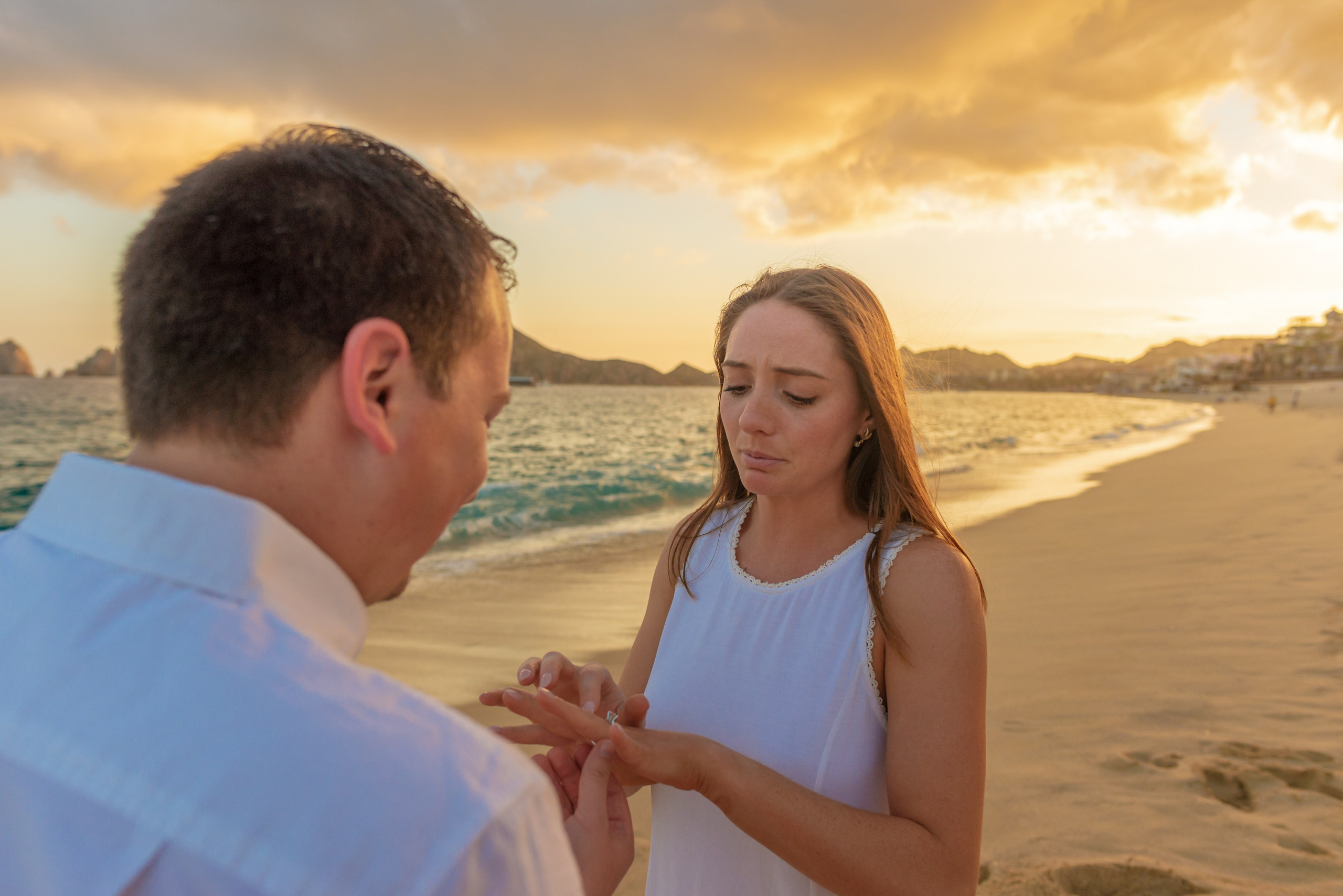 Tears, laughter, and a ring — the full spectrum of a yes.