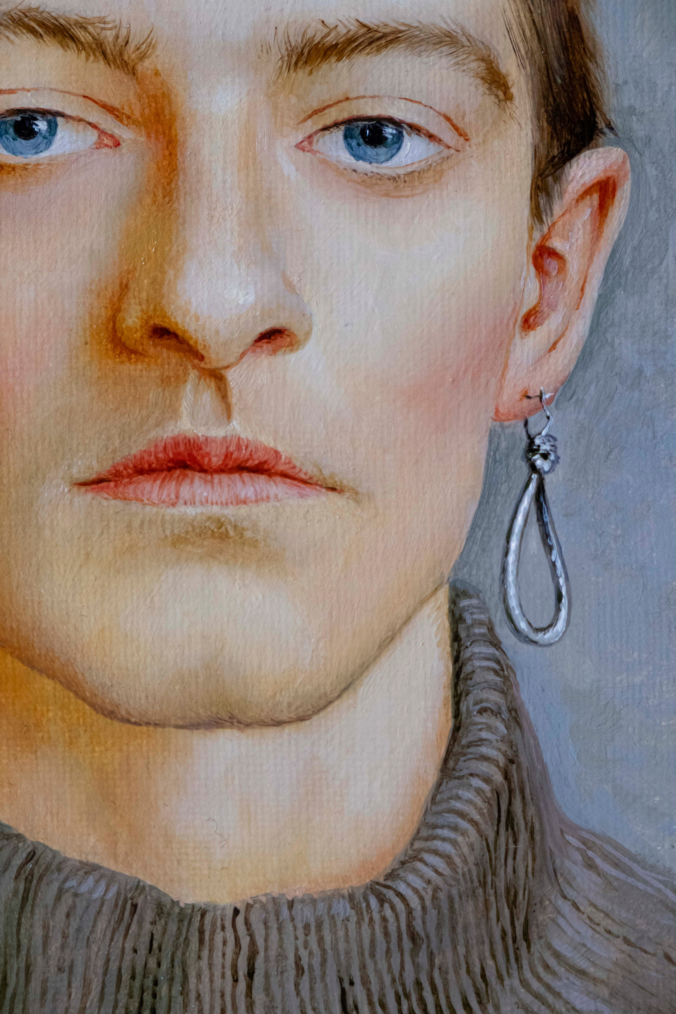Portrait with Earrings. Paul Rog