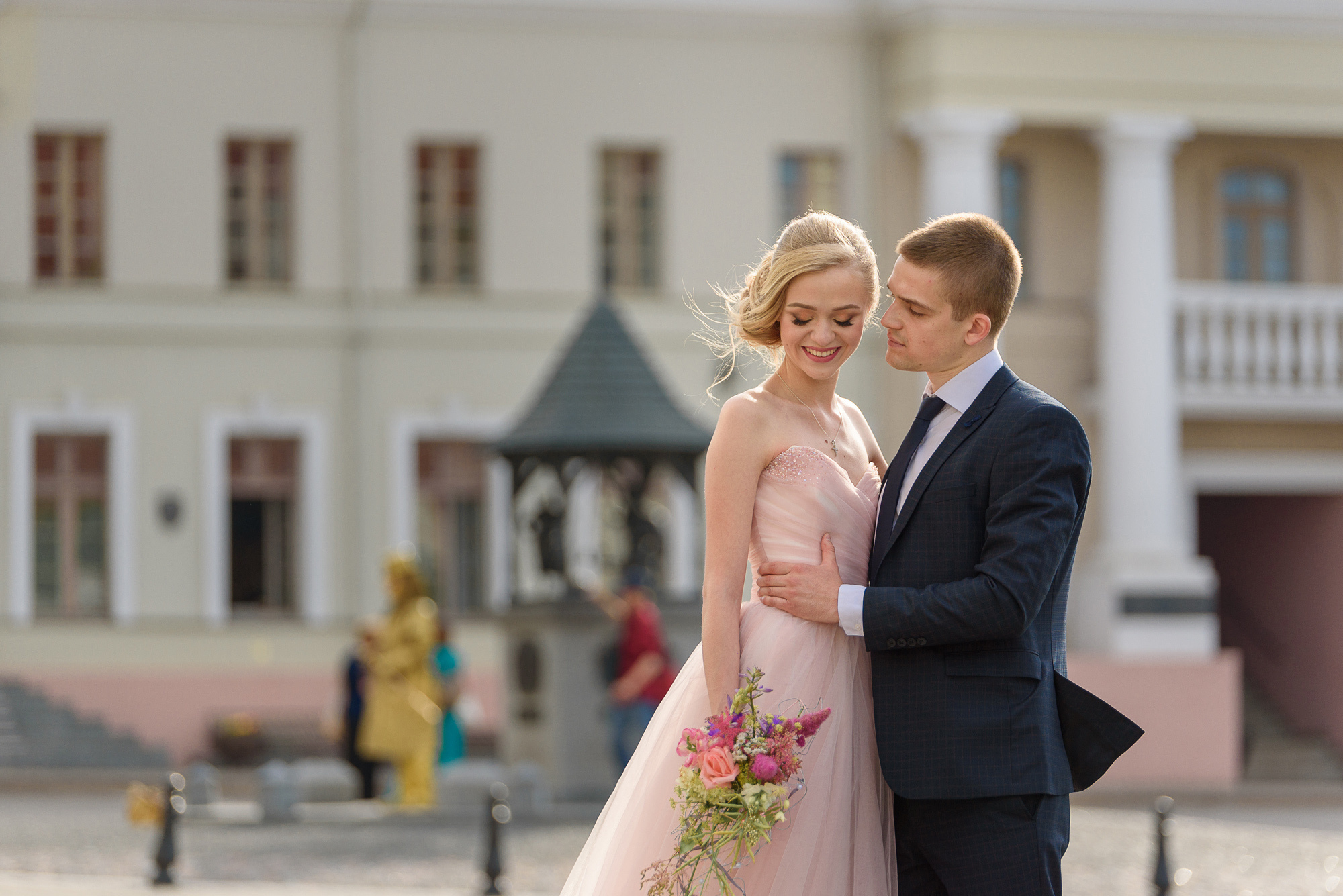 Летняя свадьба с выездной регистрацией. Семейный фотограф и фотограф новорожденных в Вильнюсе Ирина Беленкевич