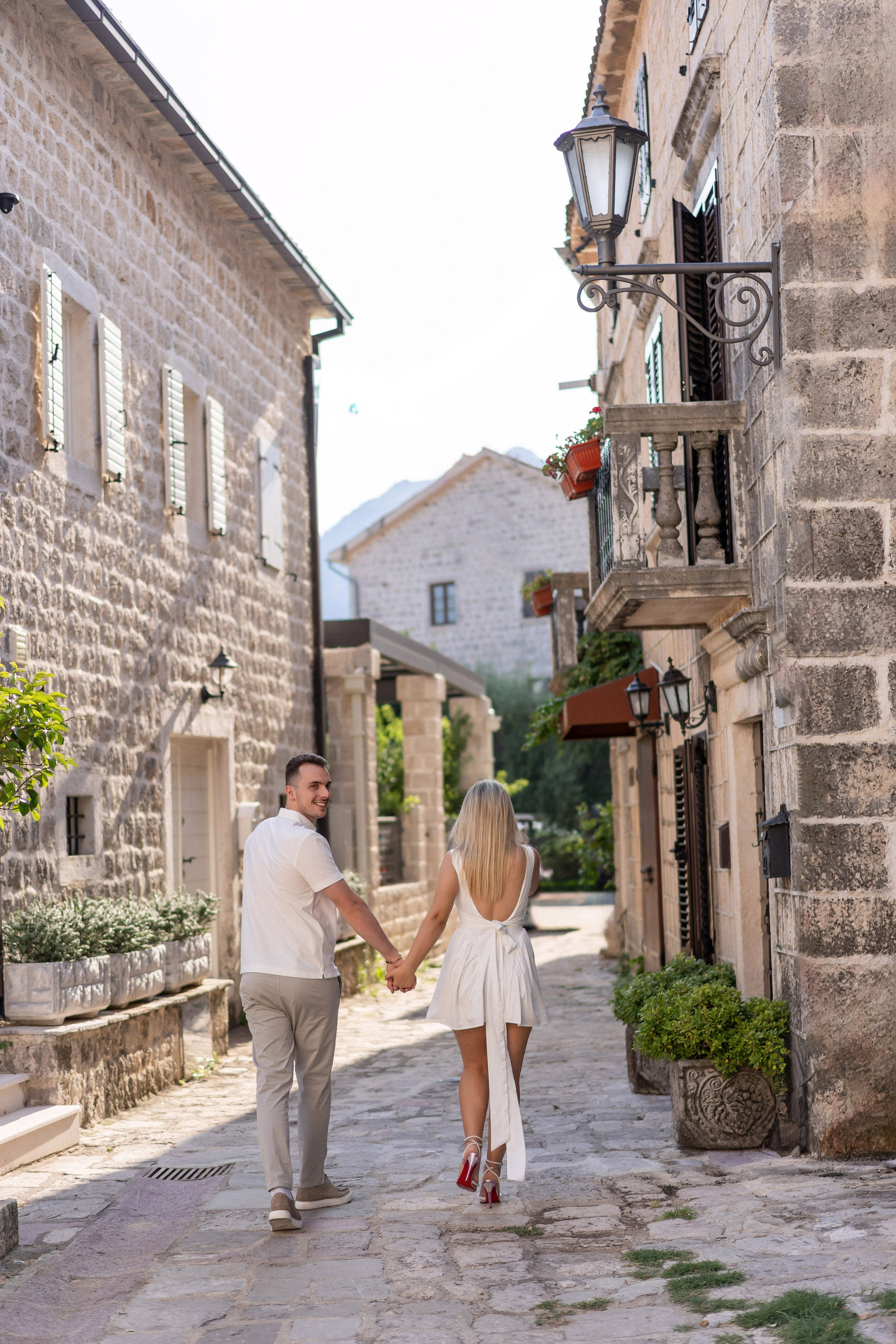 Photographer in Perast Montenegro