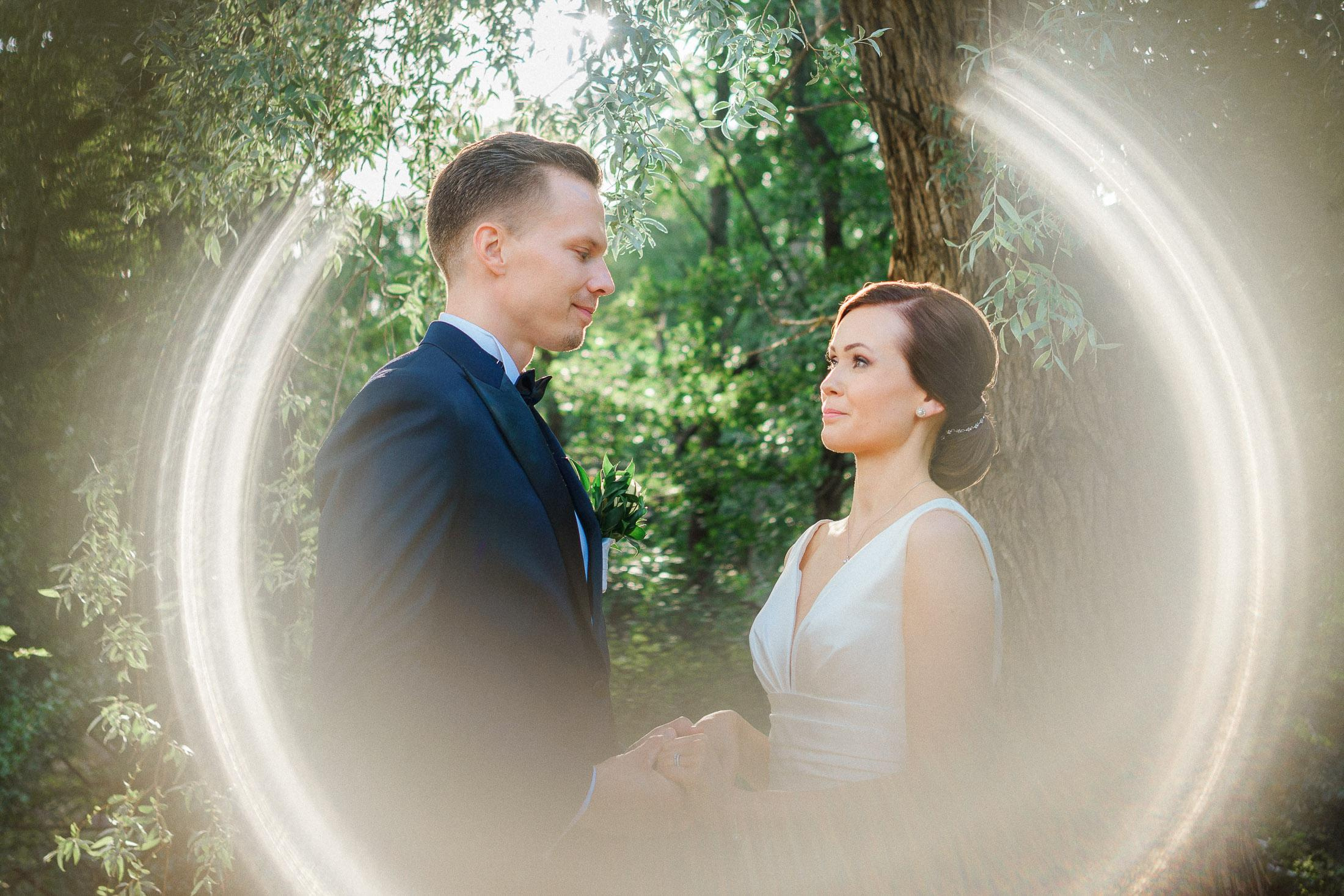 Hääpotretit Espoon kartanolla