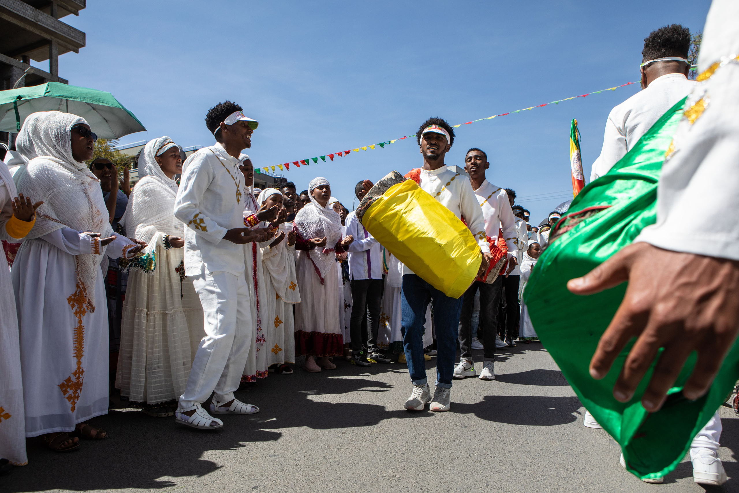 Epiphany celebration in Ethiopia. Documentary, lifestile photographer in Morocco Marina Chaikovskaia
