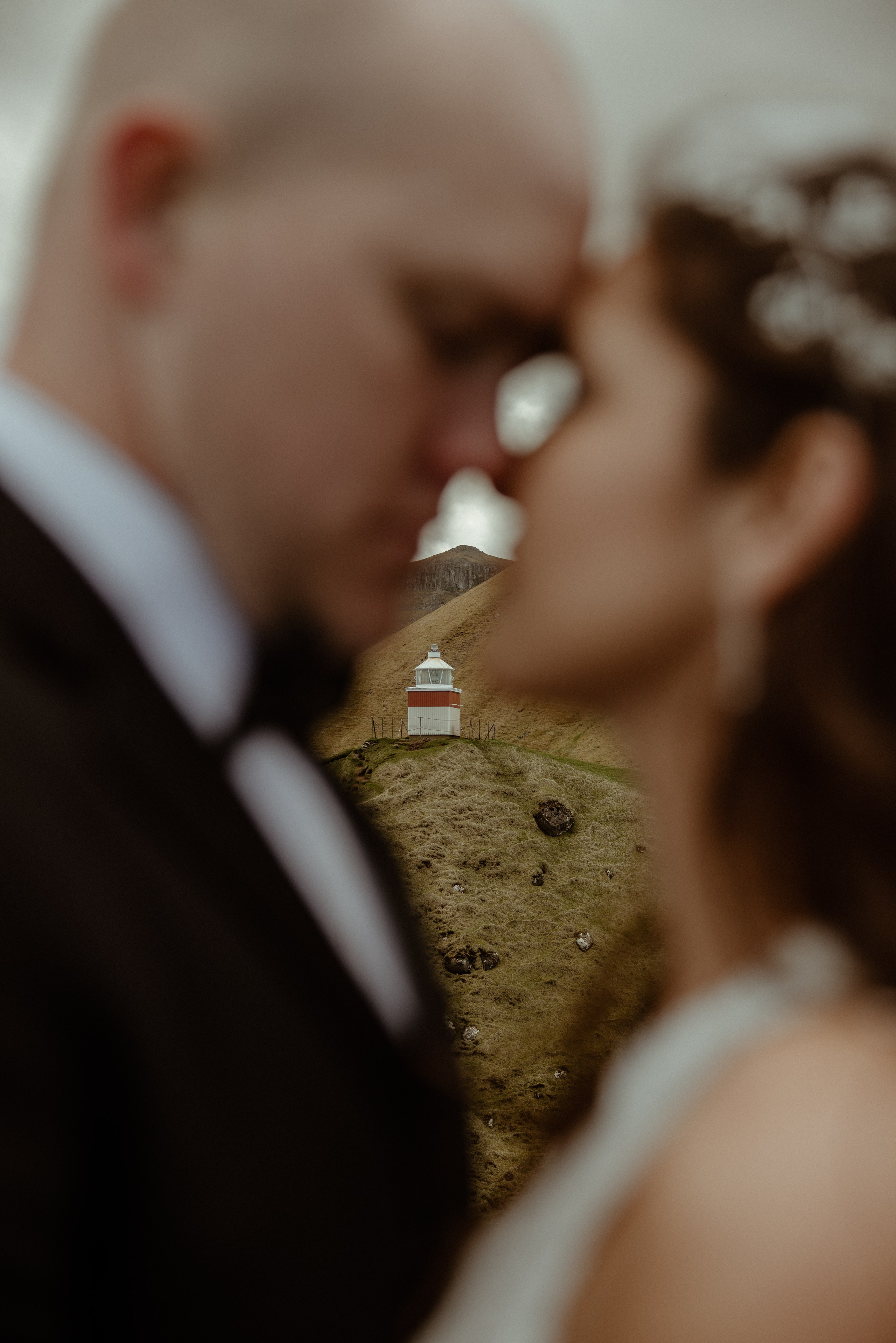 Elope at Faroe islands to celebrate 10 years anniversary. Iceland elopement photographer & videographer