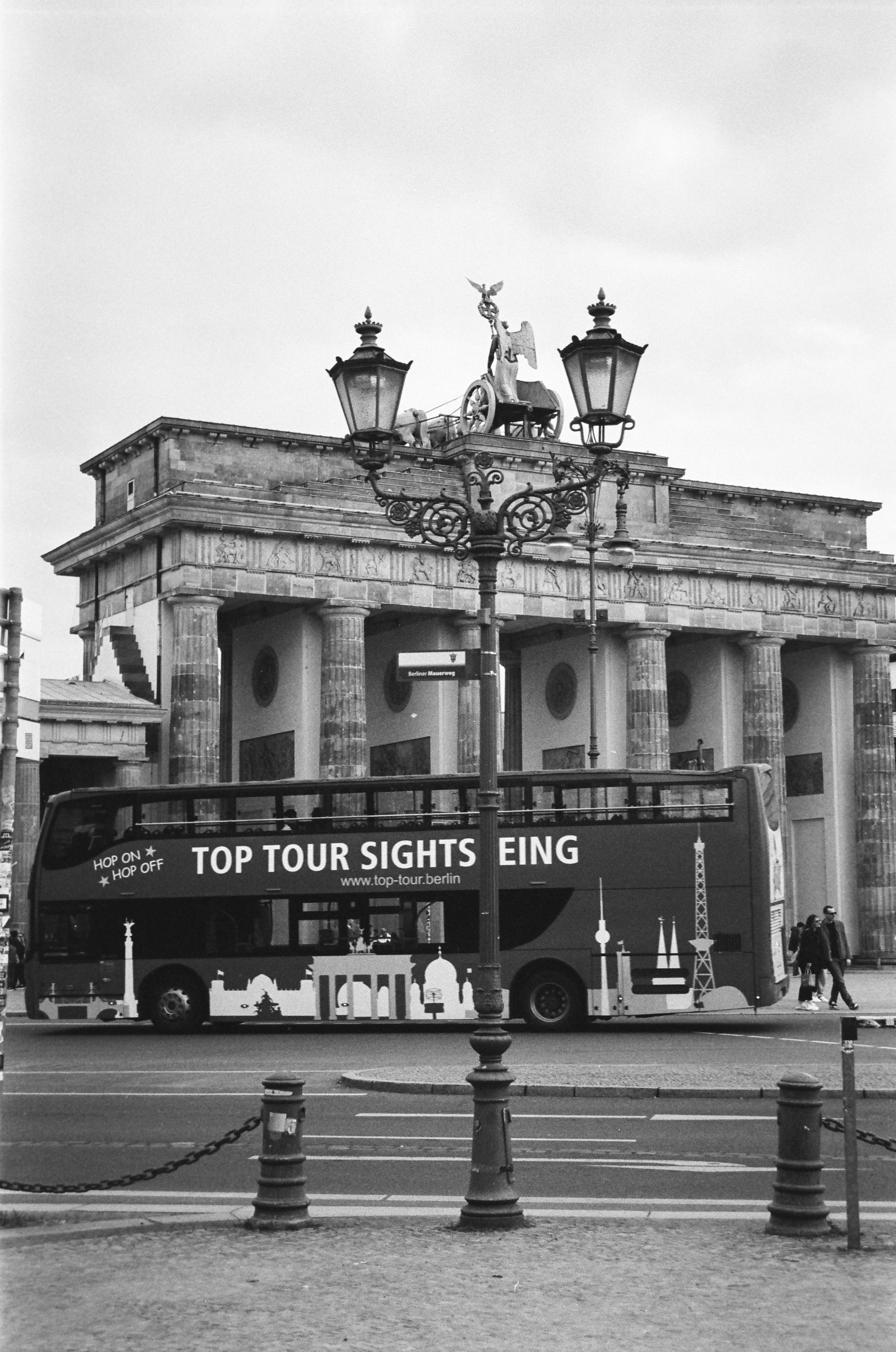 The Streets of Berlin in B&W