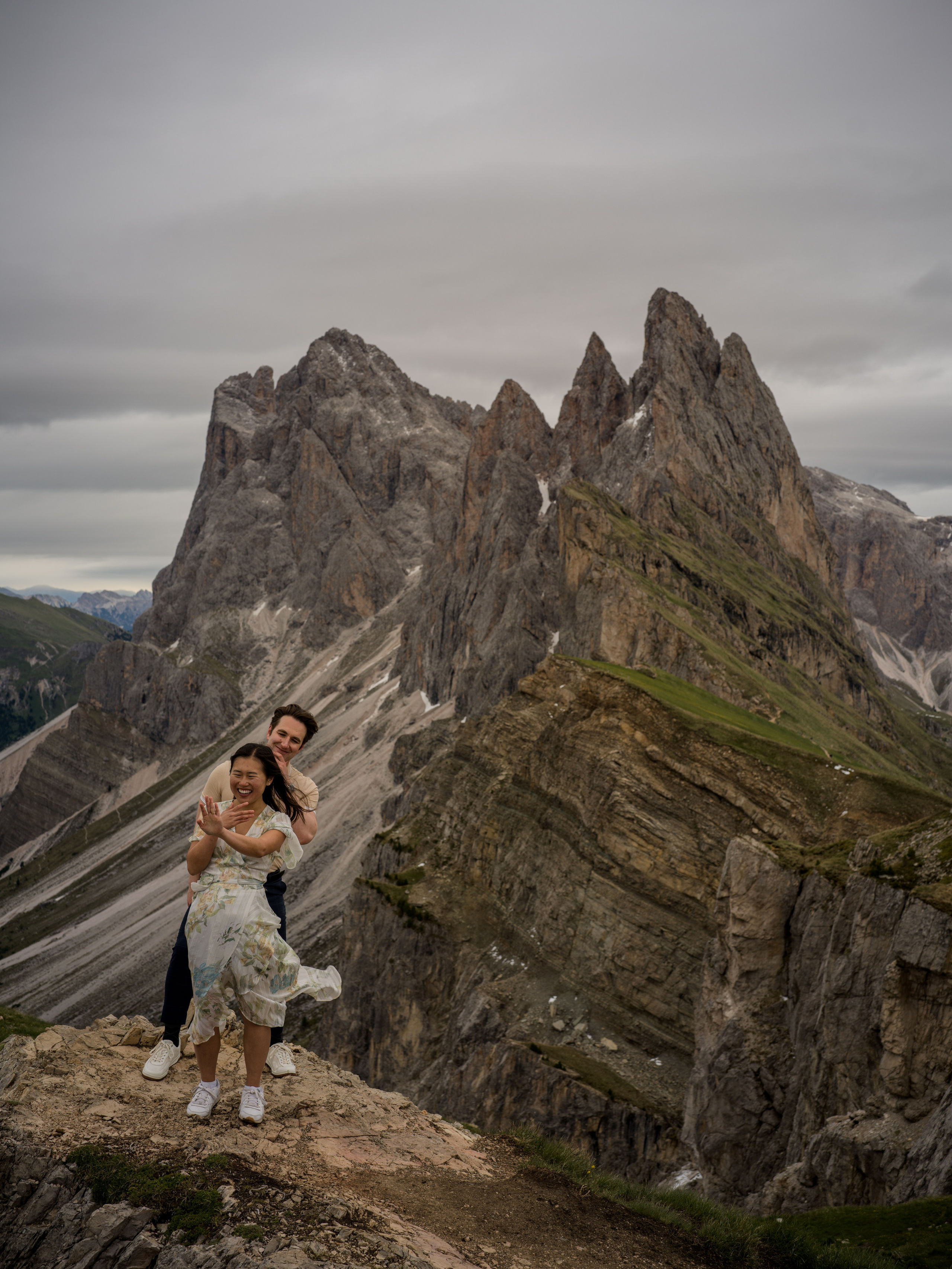 Proposal, Seceda, the Dolomites