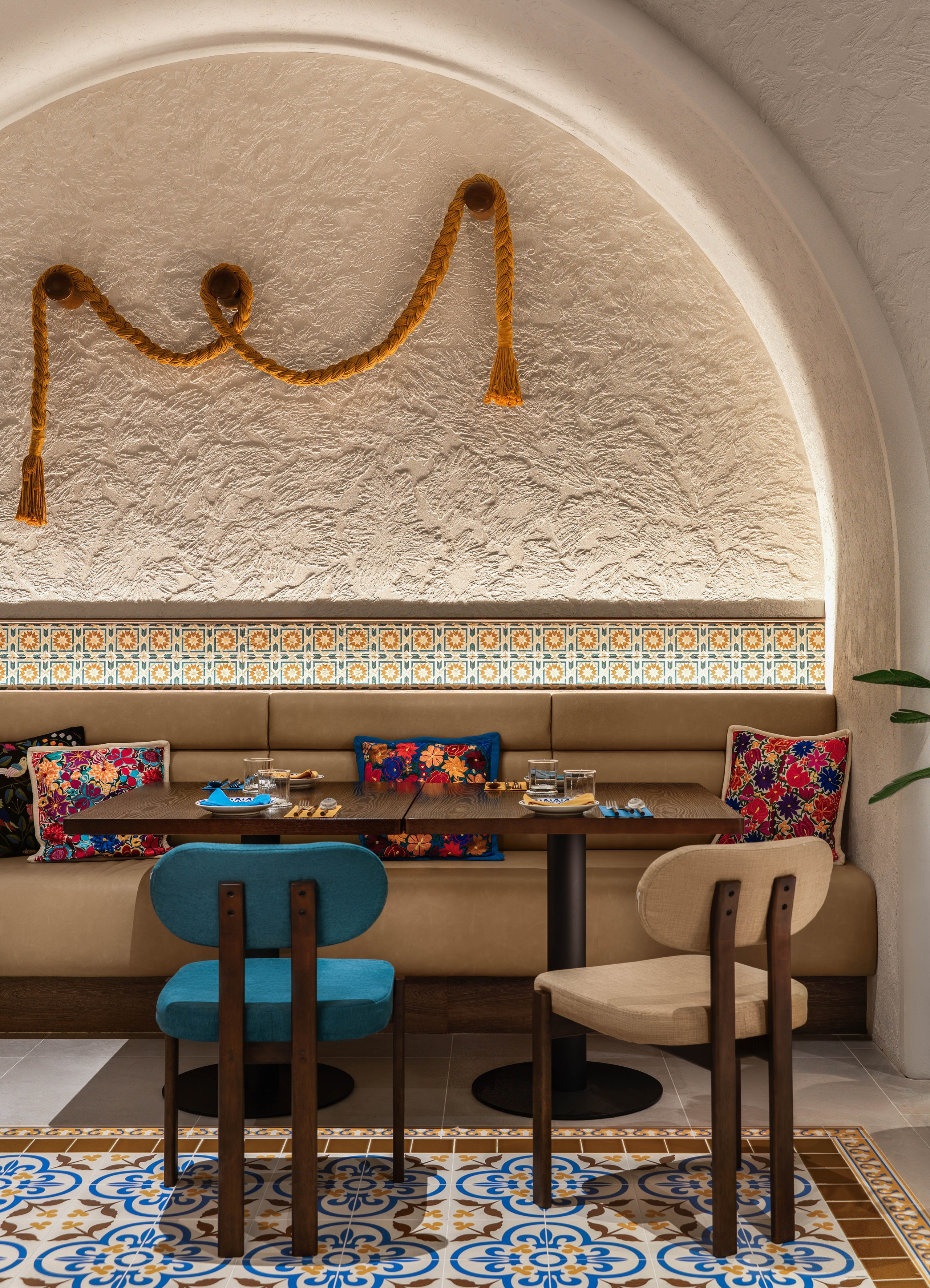 Ресторан Macaria Bangkok. Interior photographer in Phuket | Perelude Interior