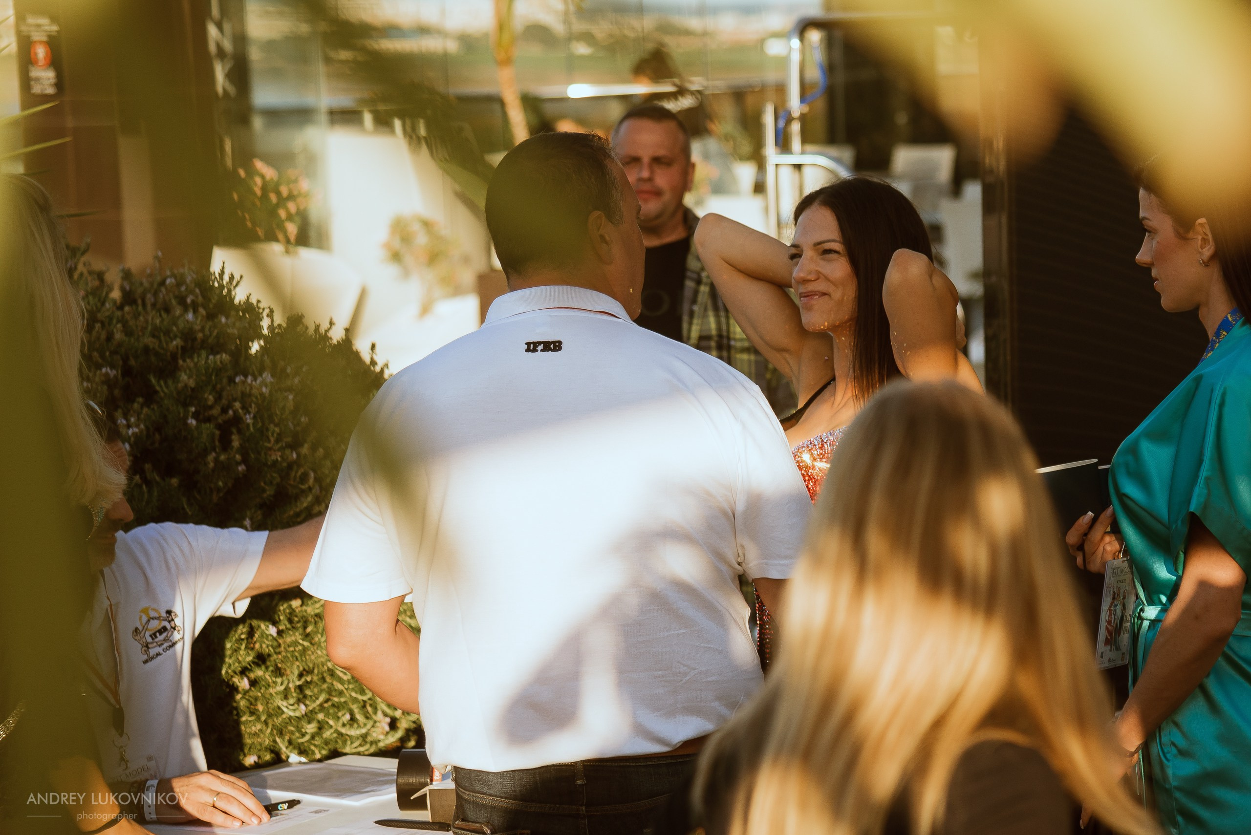 Photoshoot of the IFBB Miss Fit Model Europe 2024 registration in Torrevieja