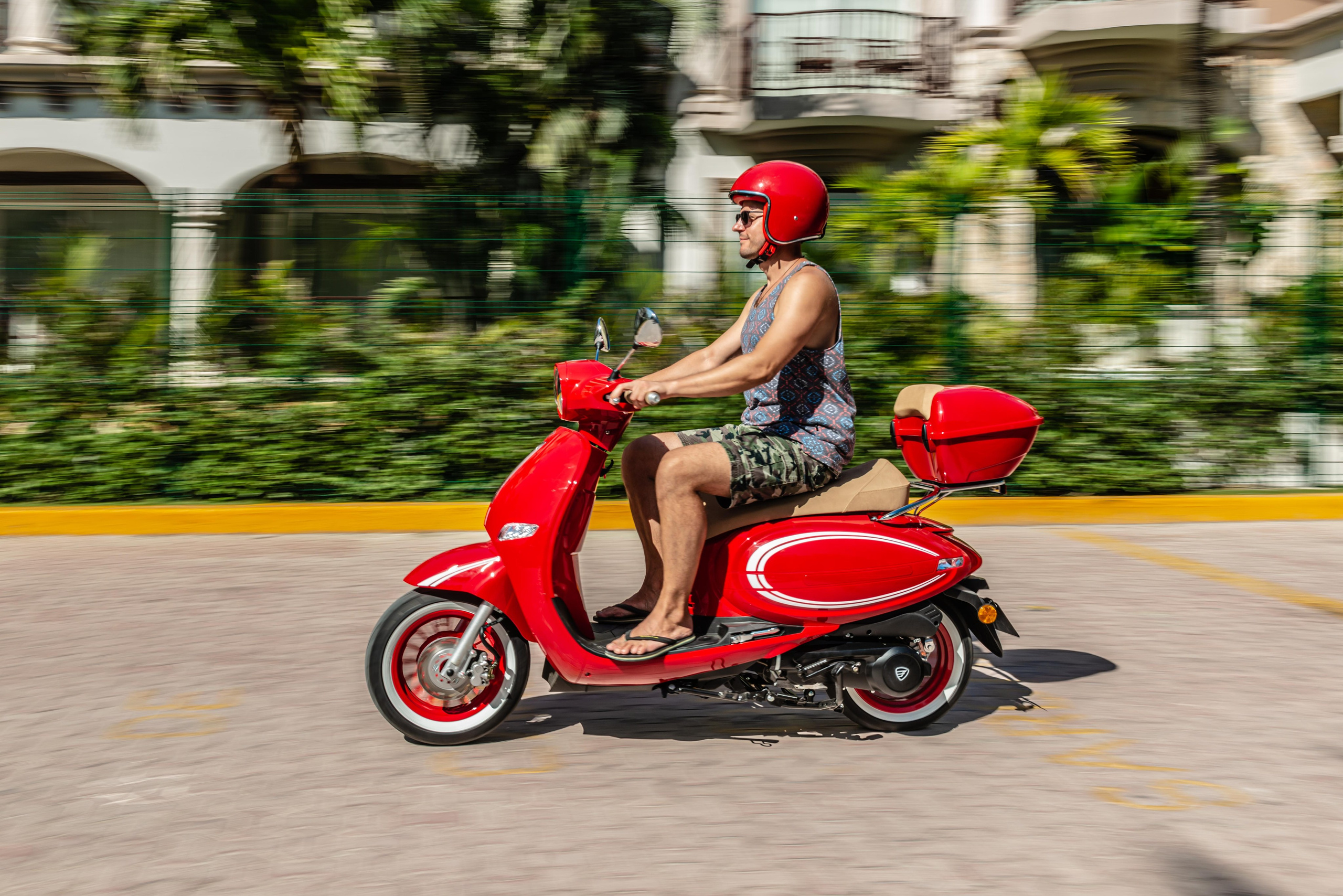 Scooter Photography for Rental Website in Mexico. PHOTOGRAPHER QUINTANA ROO