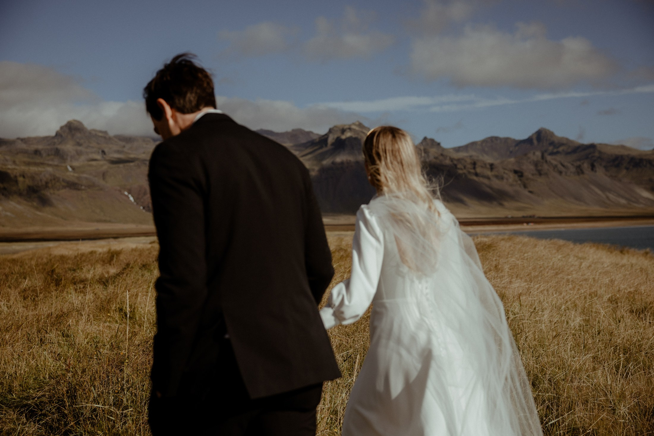 Iceland elopement at Budir Black Church | Snæfellsnes wedding by Iceland elopement photographer & videographer. Iceland elopement photographer & videographer