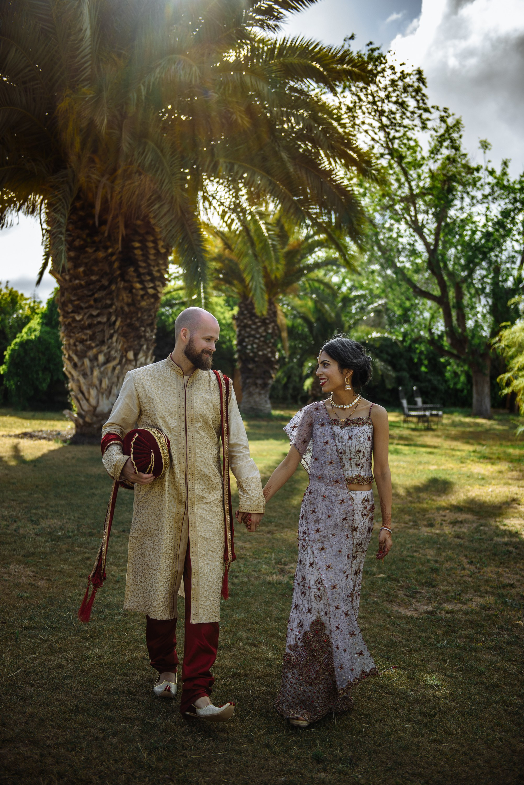 Elegancia Oriental. La Magia de una Boda India en La Gran Villa Rosa. Фотограф Екатерина Гасанова — фотосессии в Барселоне