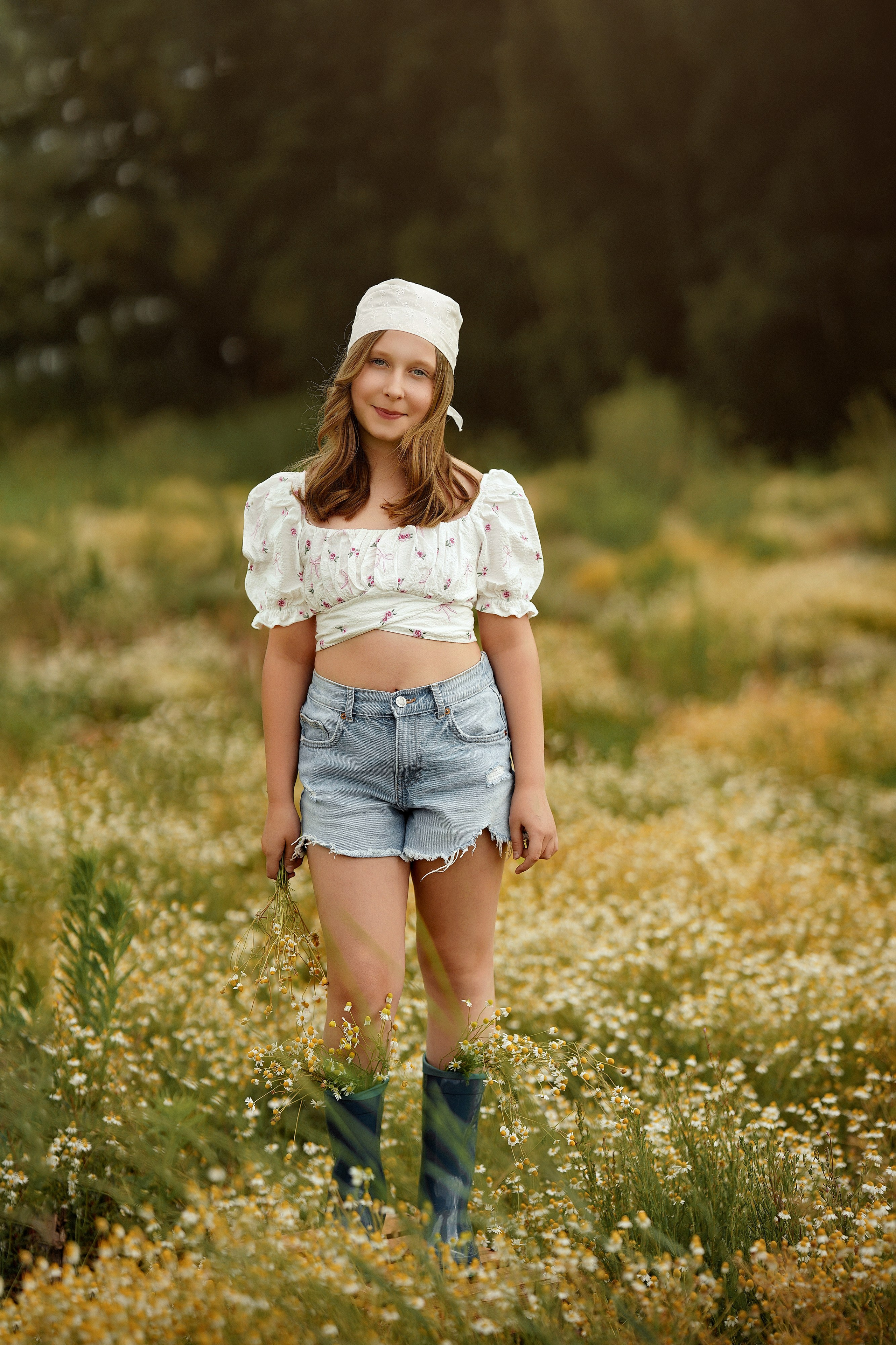 Kamillenbad. Portraitfotografie in Gründau Elena Ohnstedt