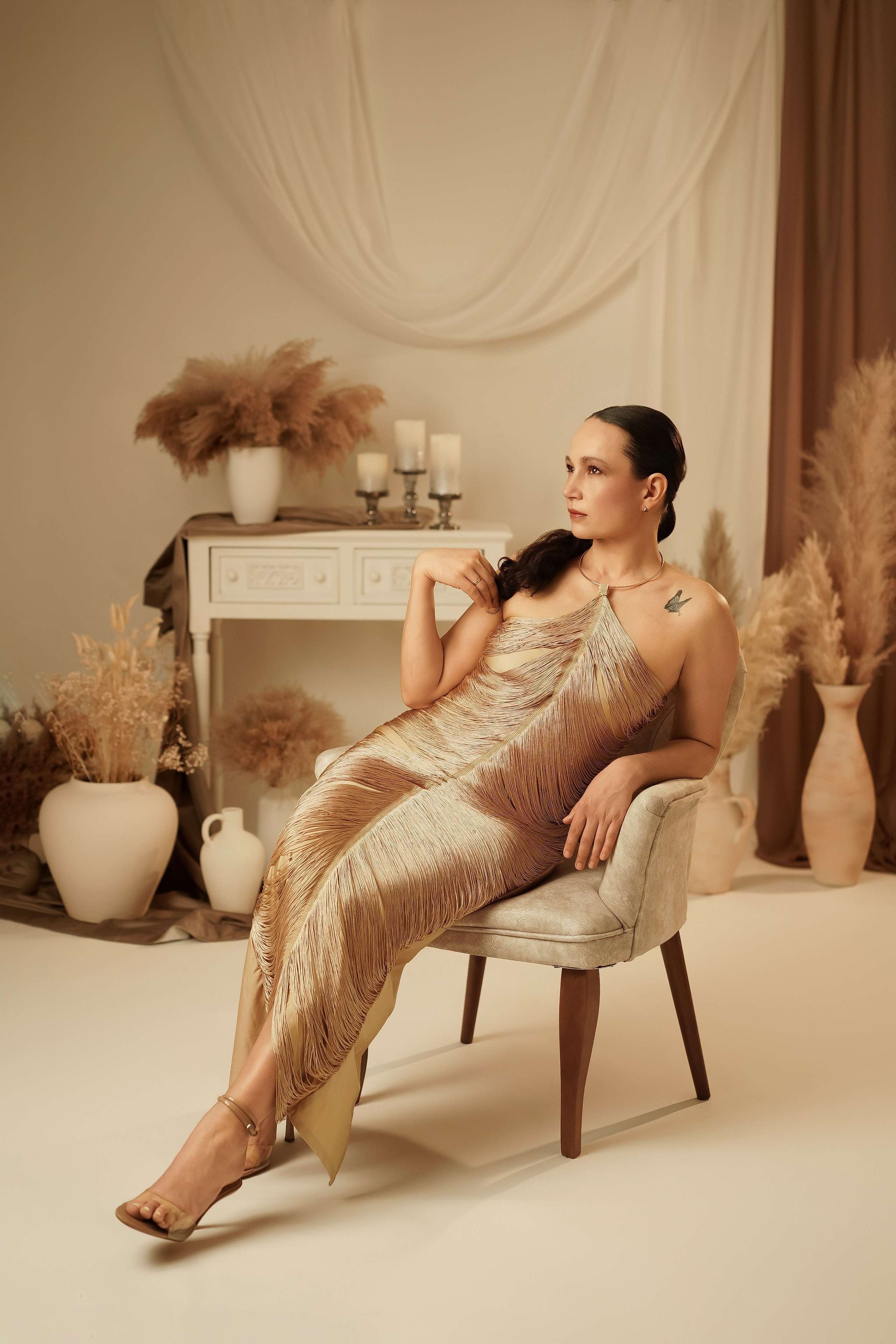 Boho trifft Beauty. Portraitfotografie in Gründau Elena Ohnstedt