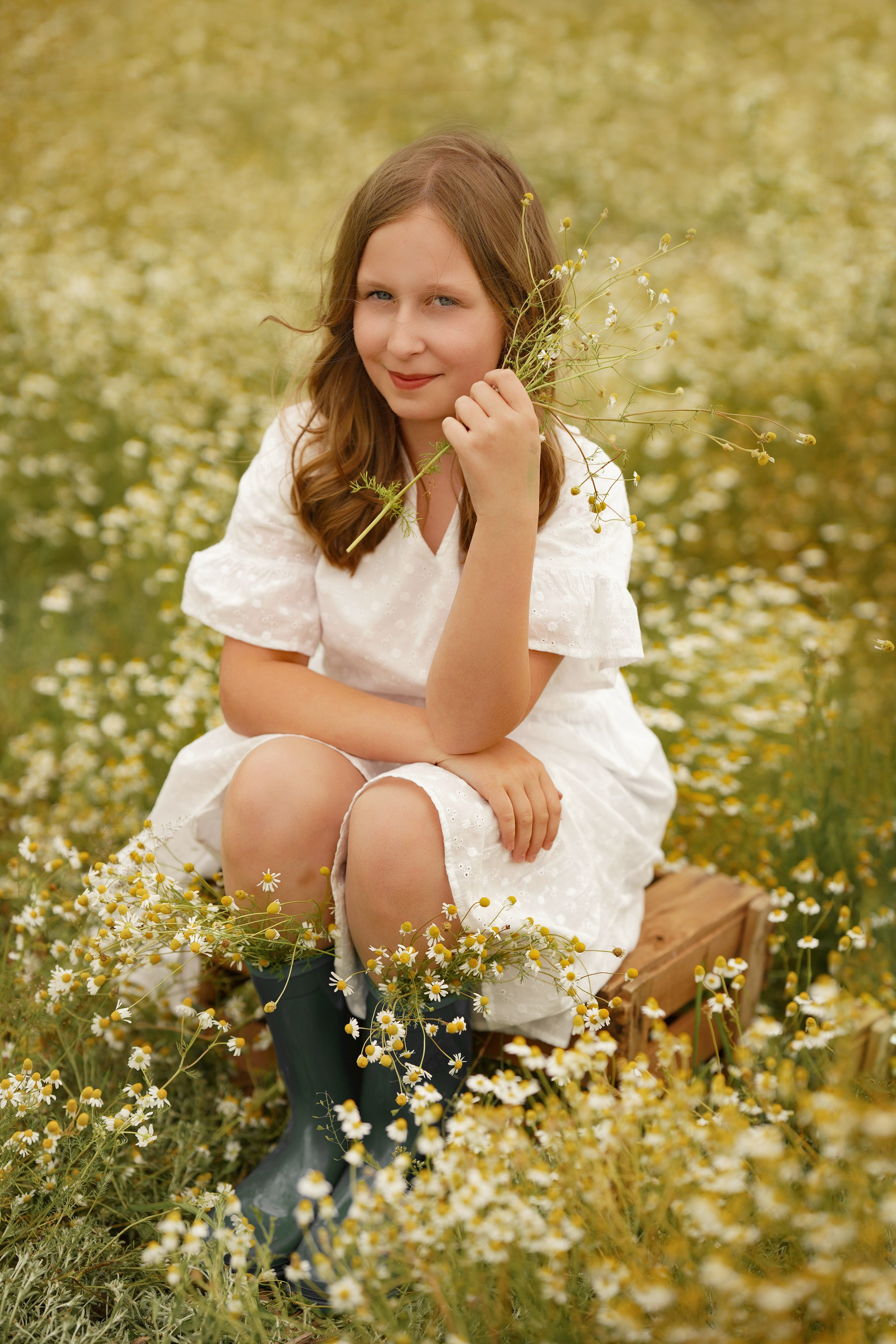 Kamillenbad. Portraitfotografie in Gründau Elena Ohnstedt