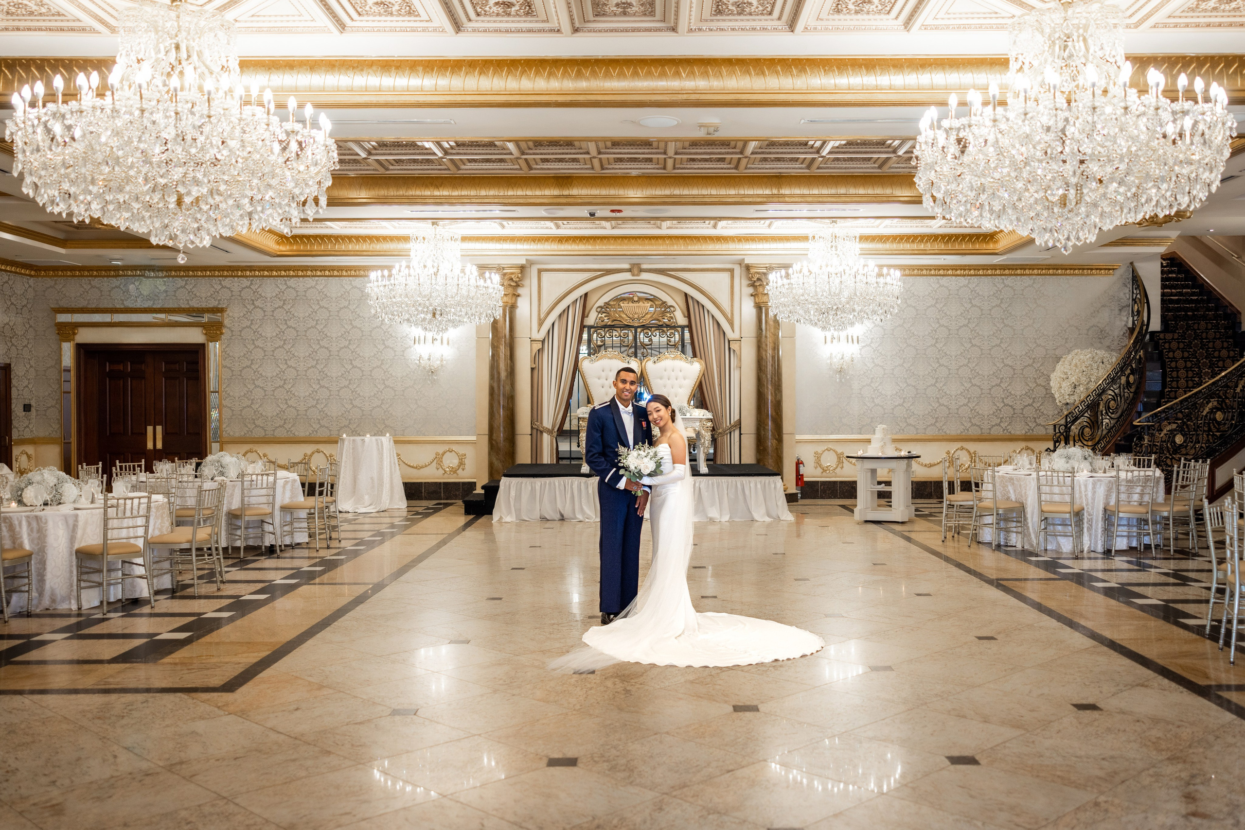 Conner Wiburn & Esther Roh in The Venetian in Garfield, NJ. Wedding Photo & Video