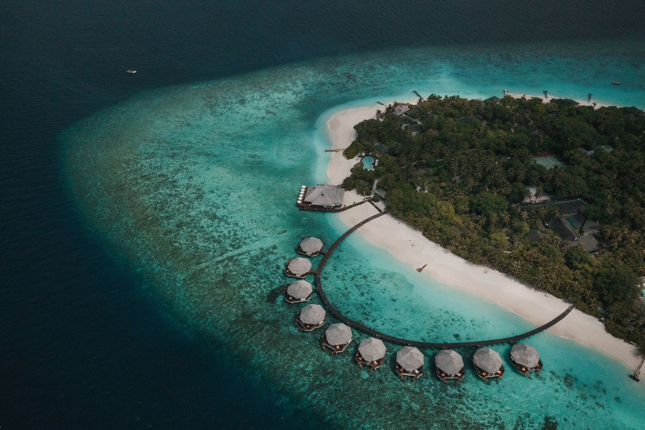 Series of photos taken at Adaaran Prestige Water Villas, Maldives