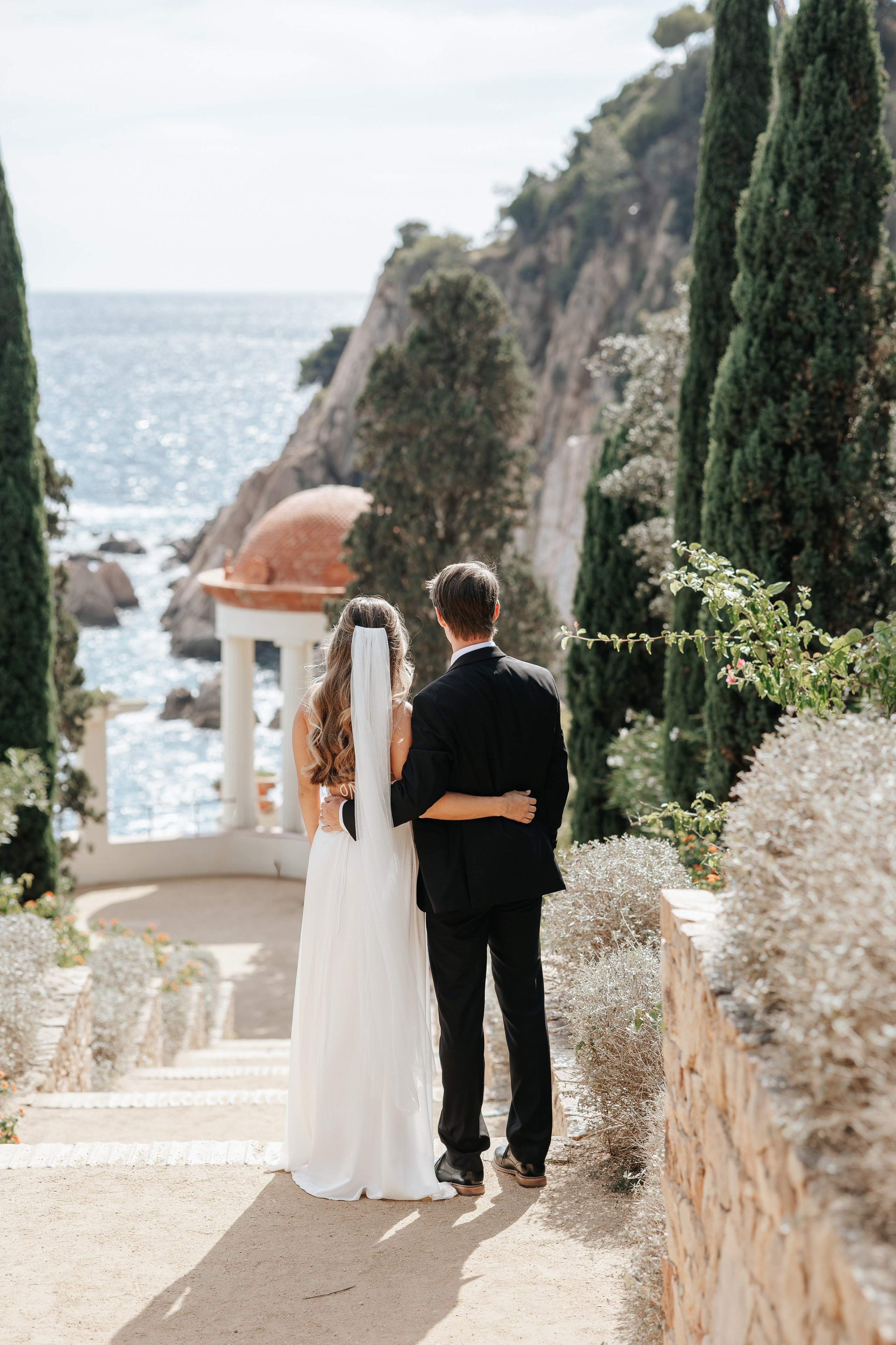 Hunter & Molly, 10/09/2026, Jardi Botanic Marimurtra. Wedding photographer in Girona and Costa Brava| Evgenia Gruntovaya