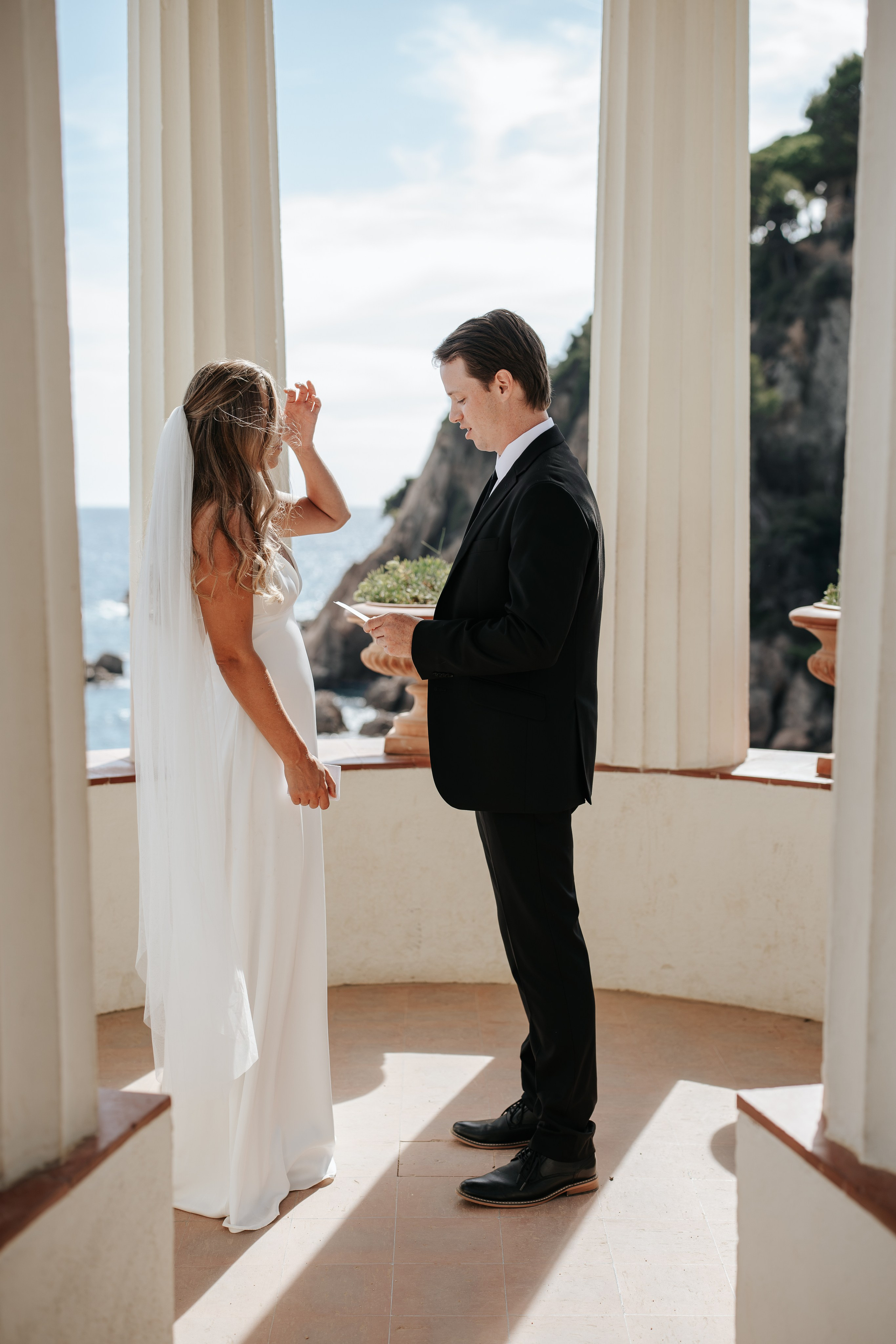 Hunter & Molly, 10/09/2026, Jardi Botanic Marimurtra. Wedding photographer in Girona and Costa Brava| Evgenia Gruntovaya