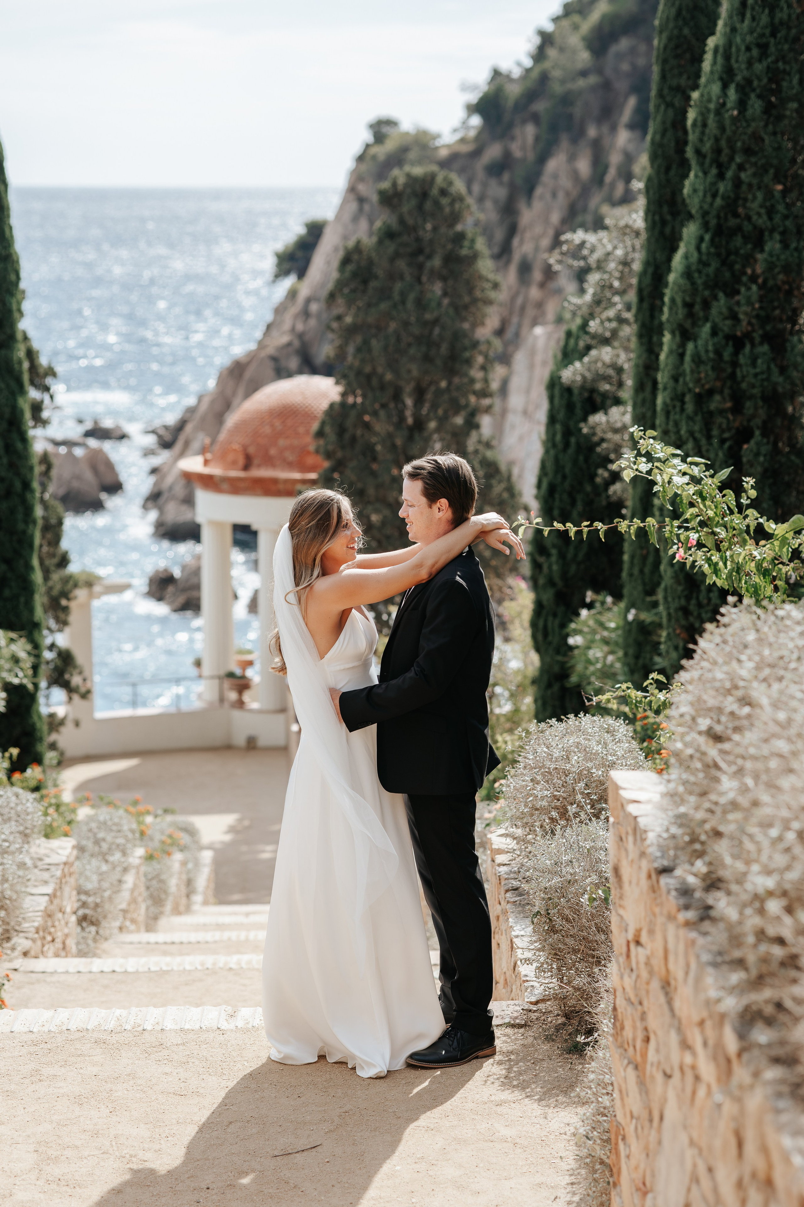 Hunter & Molly, 10/09/2026, Jardi Botanic Marimurtra. Wedding photographer in Girona and Costa Brava| Evgenia Gruntovaya