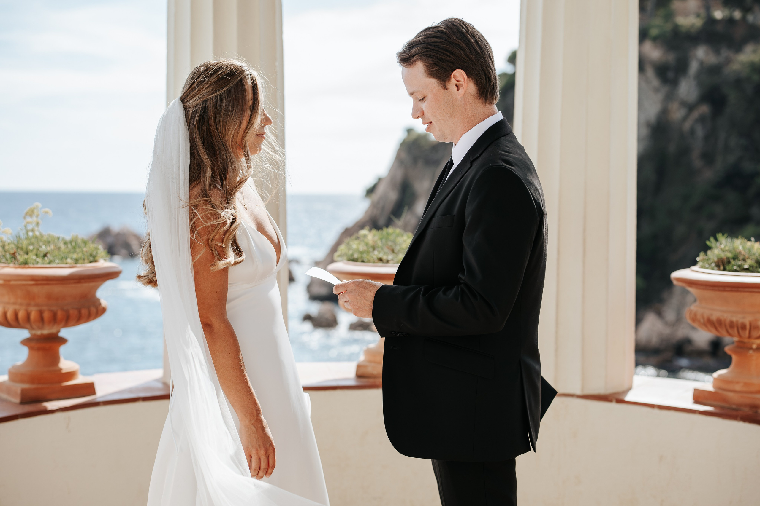 Hunter & Molly, 10/09/2026, Jardi Botanic Marimurtra. Wedding photographer in Girona and Costa Brava| Evgenia Gruntovaya