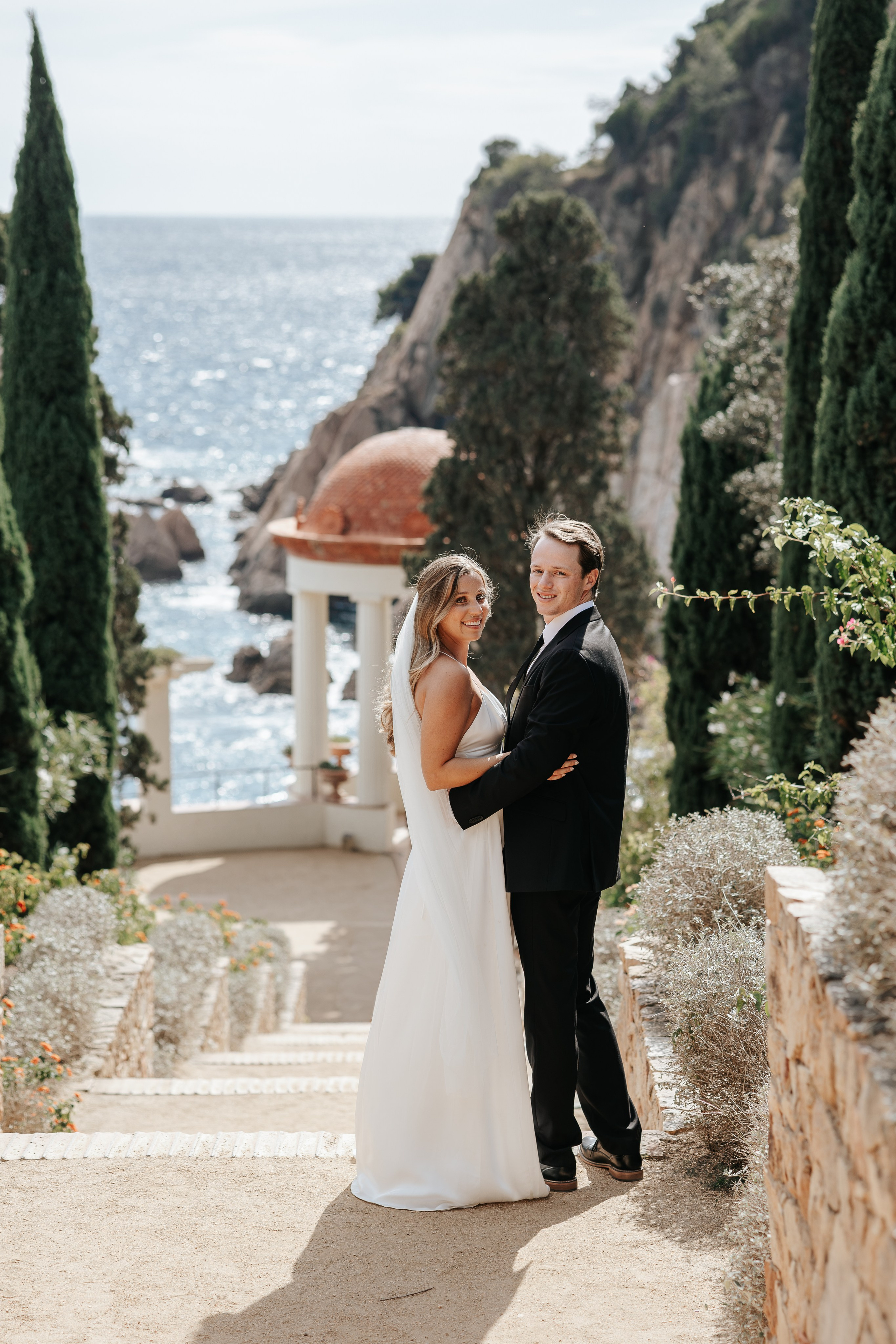 Hunter & Molly, 10/09/2026, Jardi Botanic Marimurtra. Wedding photographer in Girona and Costa Brava| Evgenia Gruntovaya